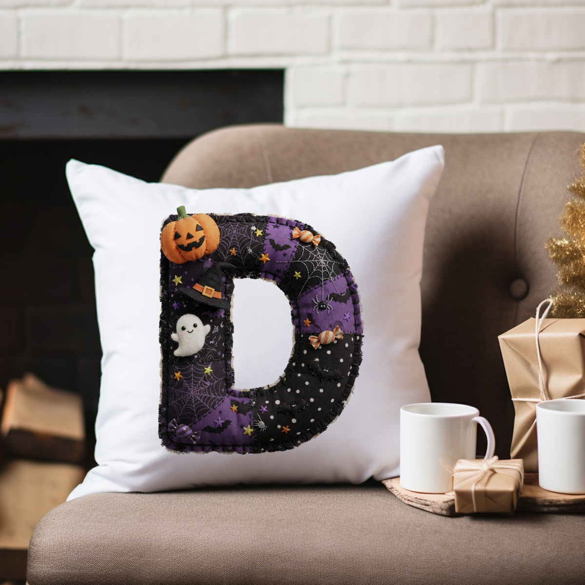 Kissenbezug mit Halloween-Motiv D