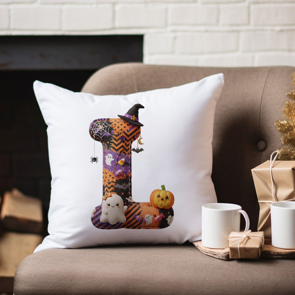 Kissenbezug mit Halloween-Motiv L