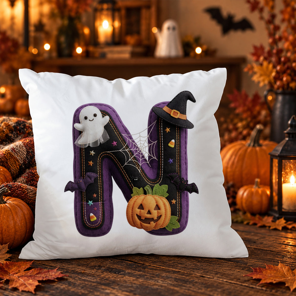 Kissenbezug mit Halloween-Motiv N