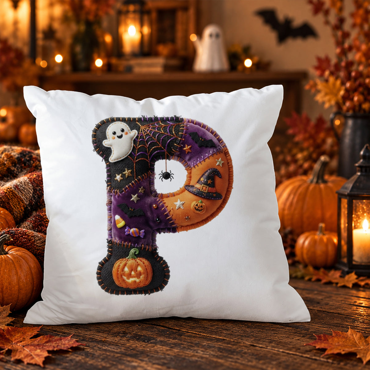 Kissenbezug mit Halloween-Motiv P