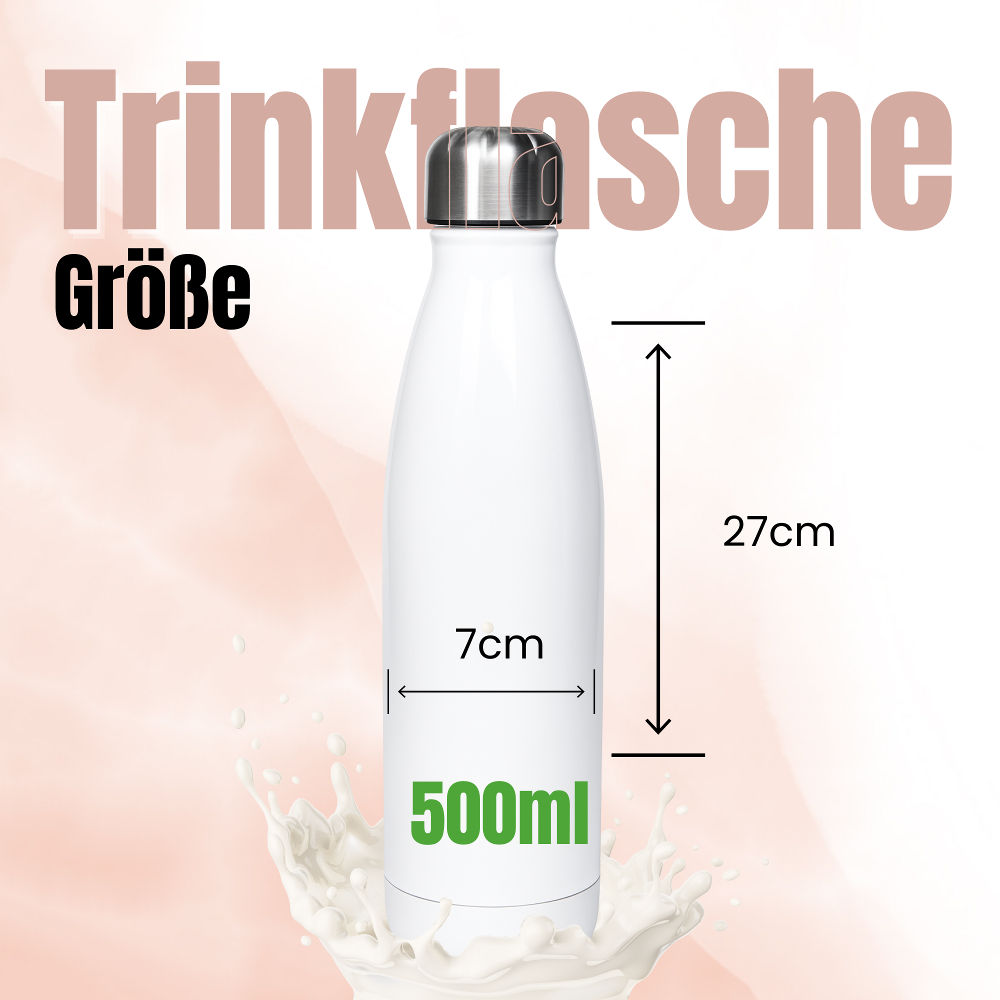 Thermosflasche mit Fußball-Motiv 500ml