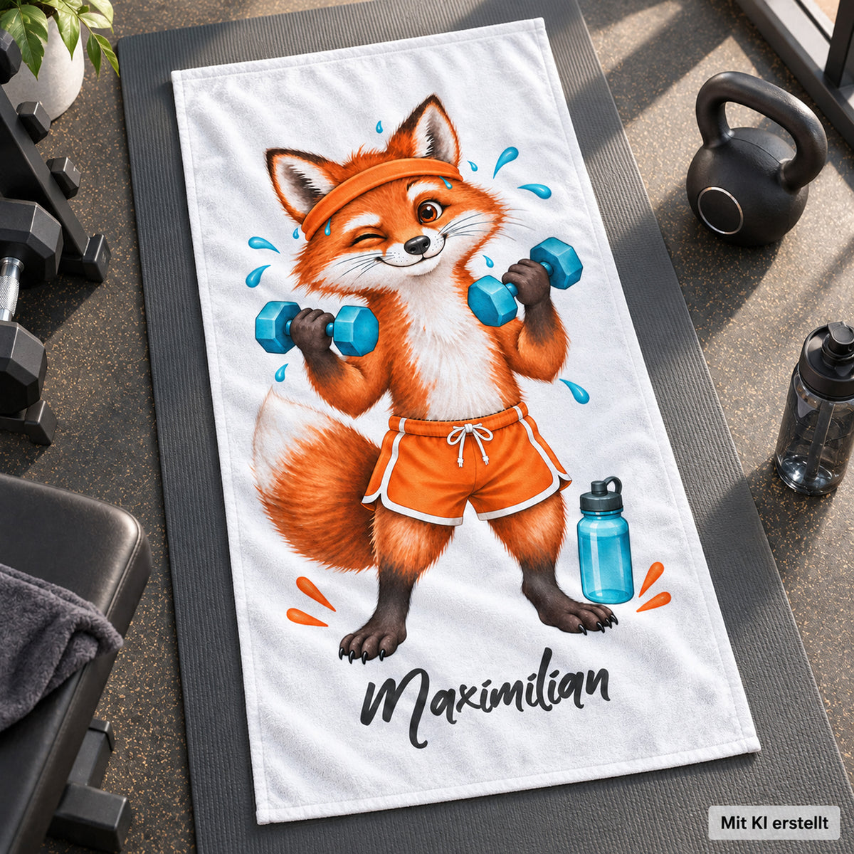 Personalisiertes Fitness-Handtuch, Motiv 1, Ansicht 8