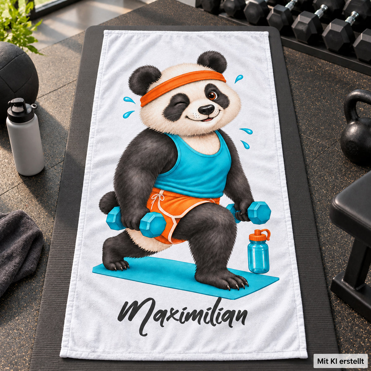 Personalisiertes Fitness-Handtuch, Motiv 3, Ansicht 2