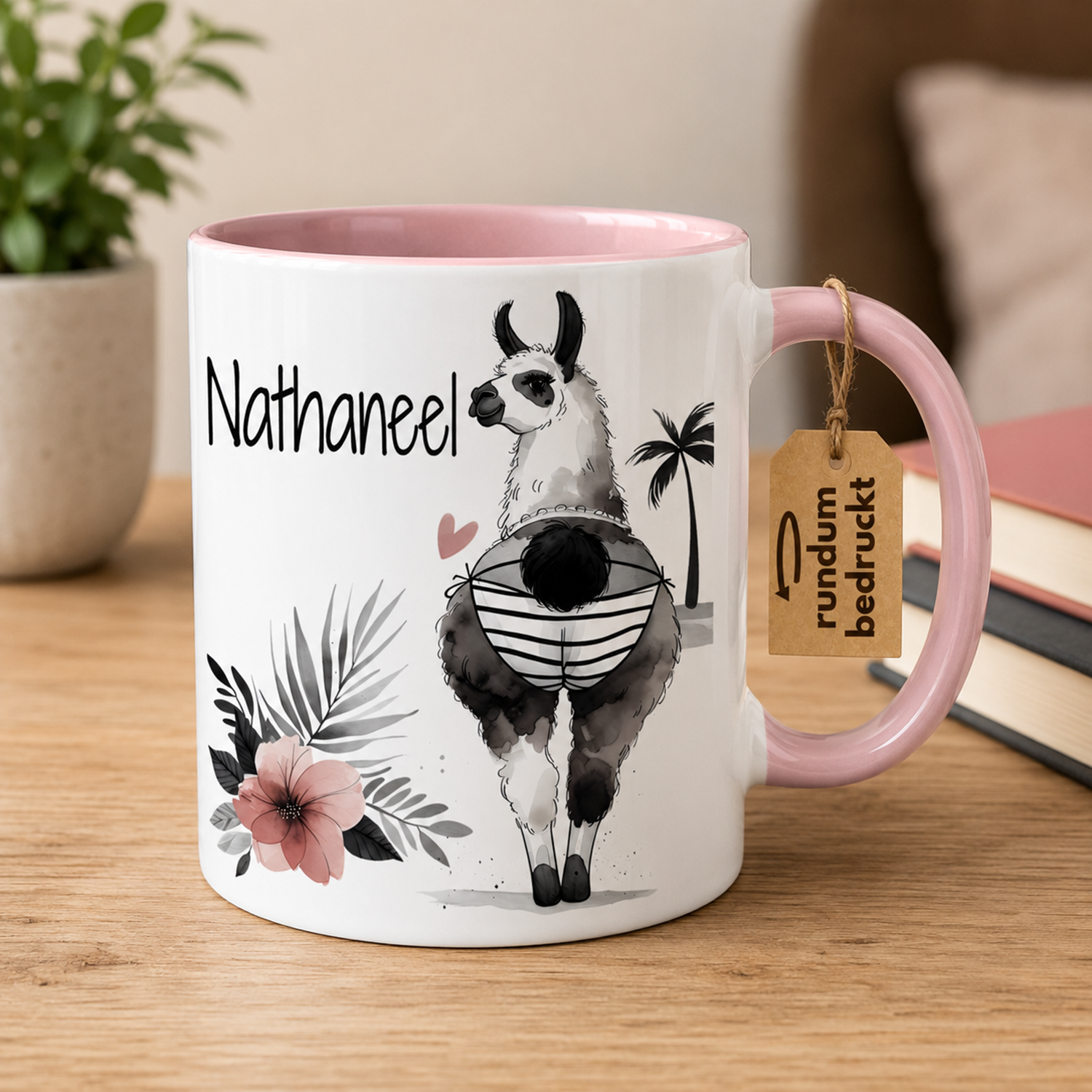 Tasse Lama mit Wunschtext