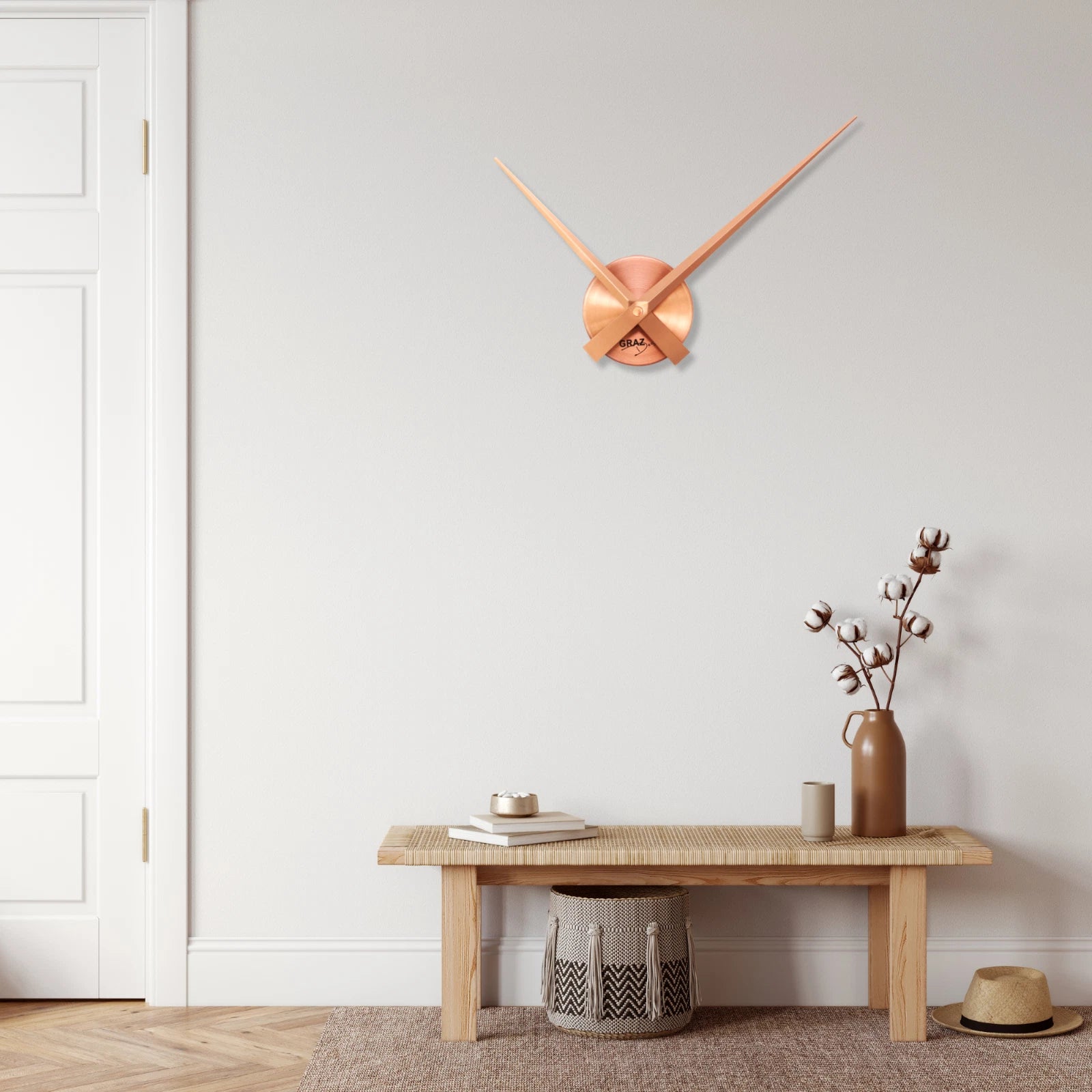 Minimalistisches Uhrwerk – leise DIY-Wanduhr | Abverkauf
