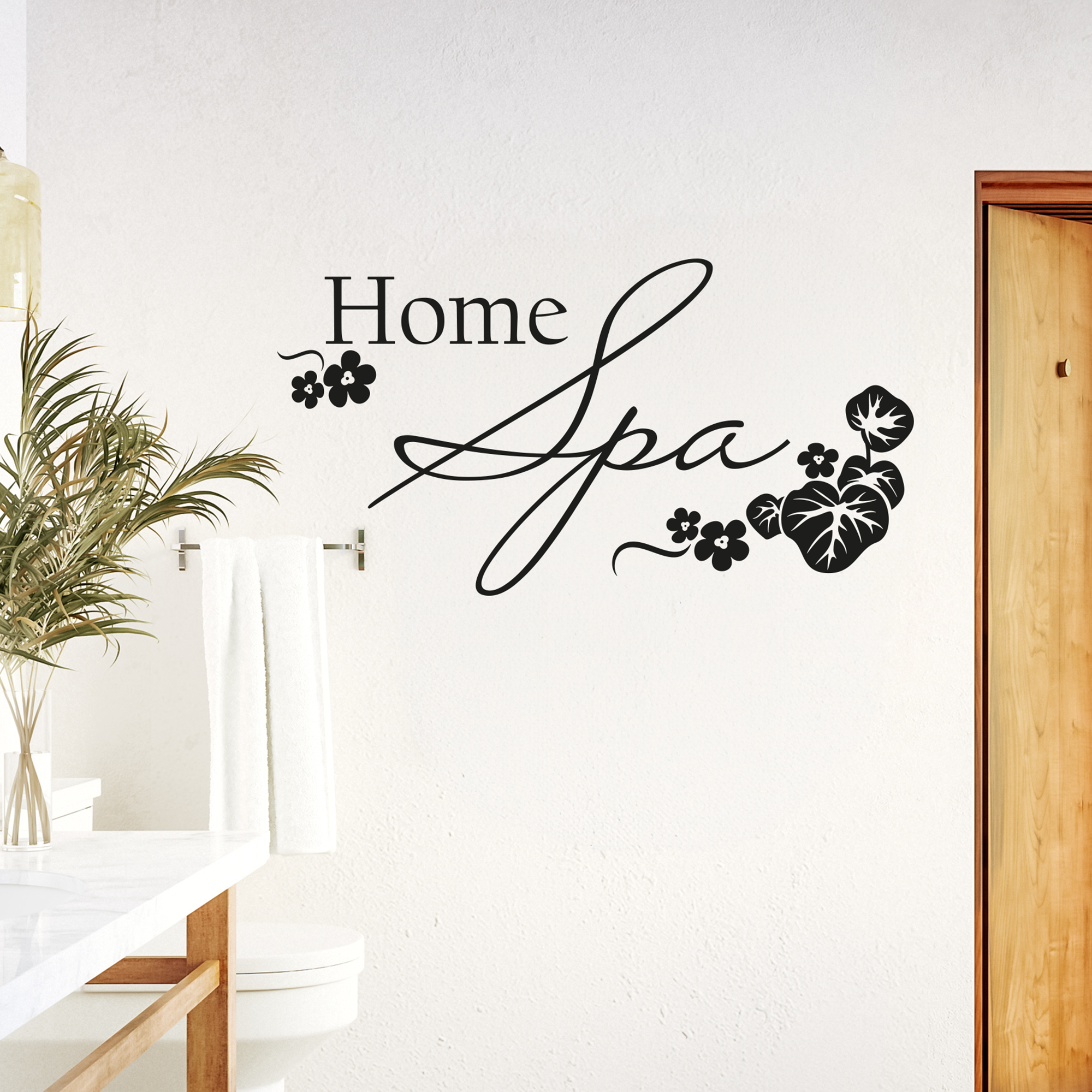 Wandtattoo „Home Spa“