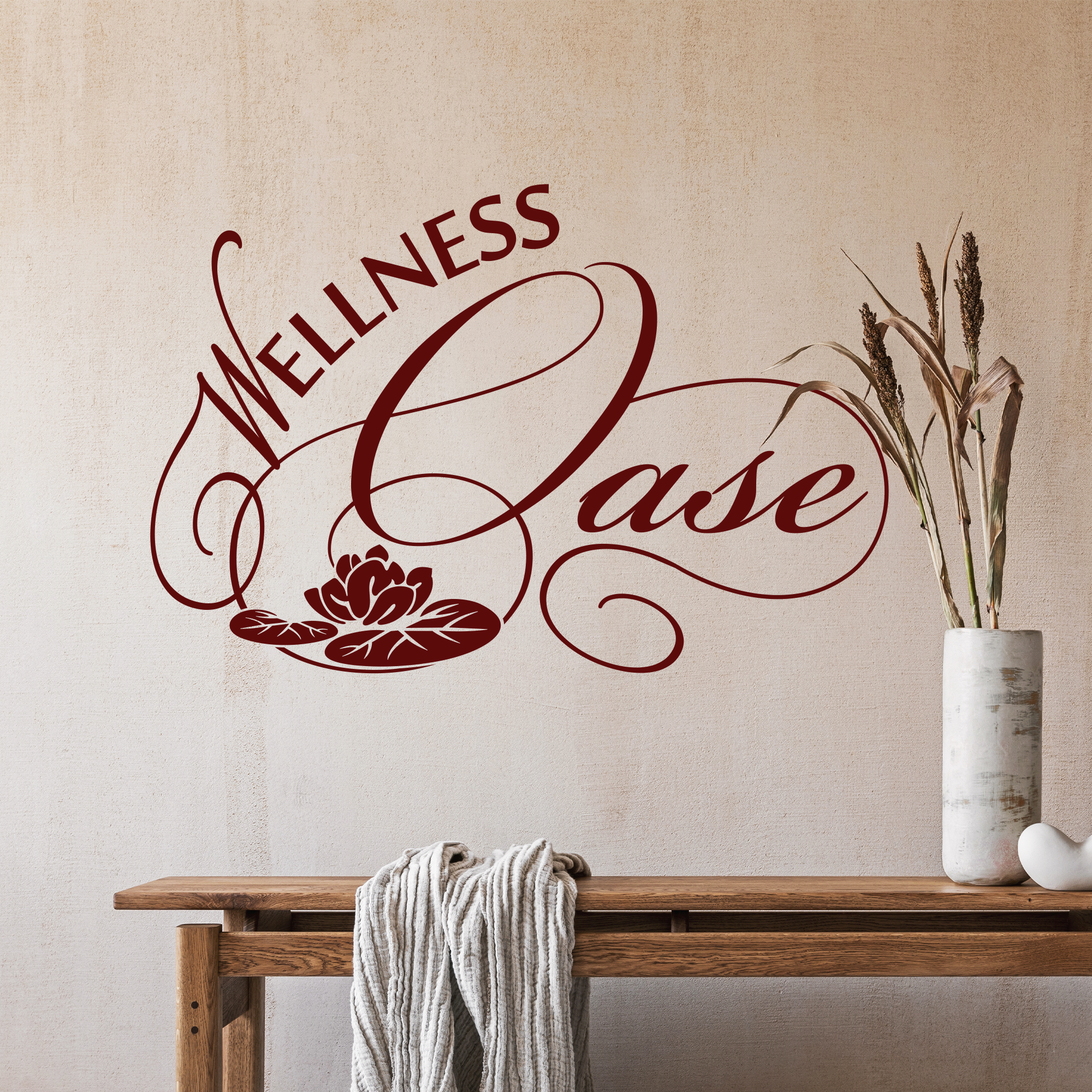 Badezimmer Wandtattoo Wellness Oase