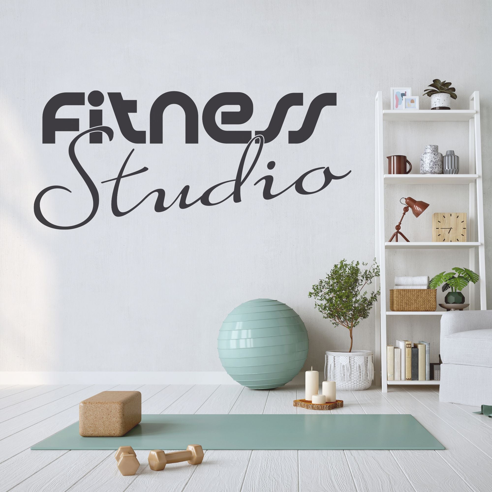 Wandtattoo „Fitness Studio“