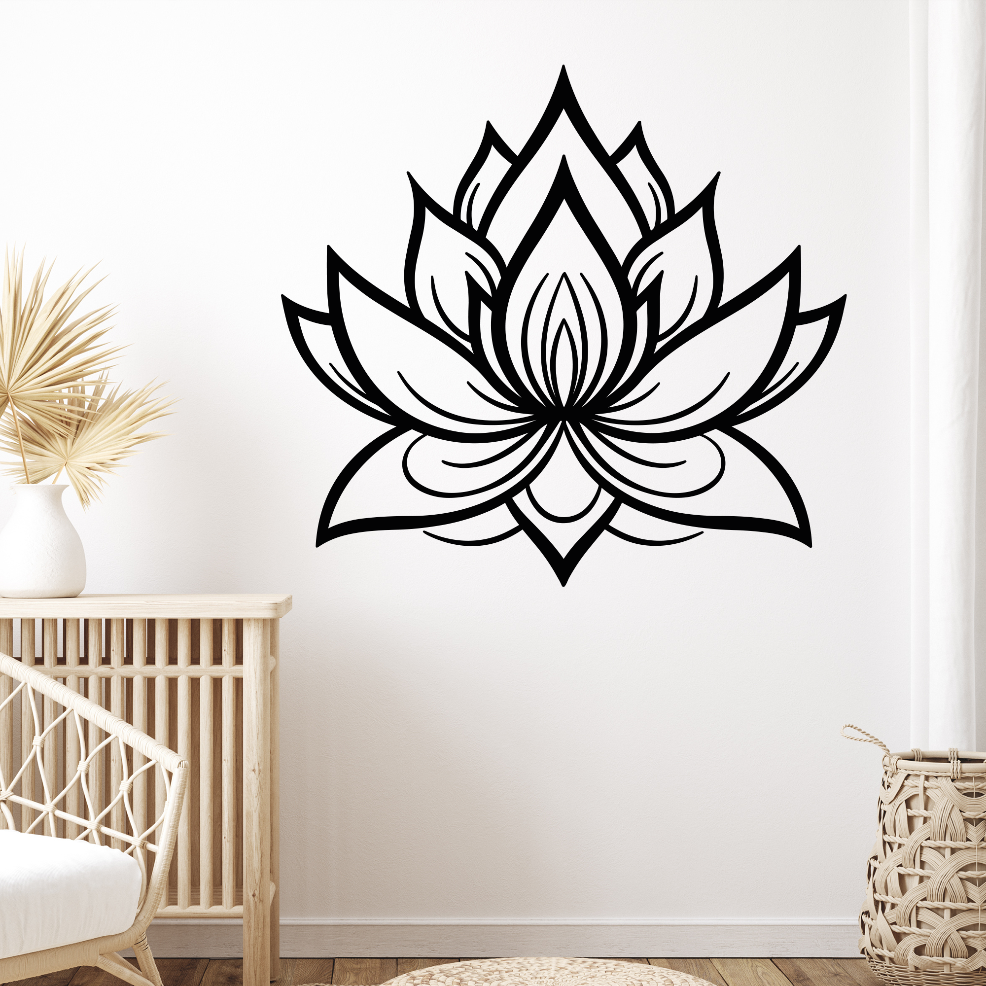 Wandtattoo Lotusblume - für eine harmonische Atmosphäre