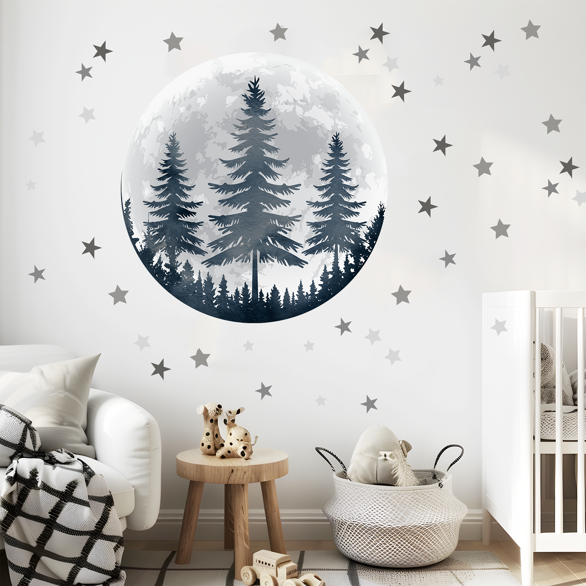 Stickerfolie Wald-Motiv