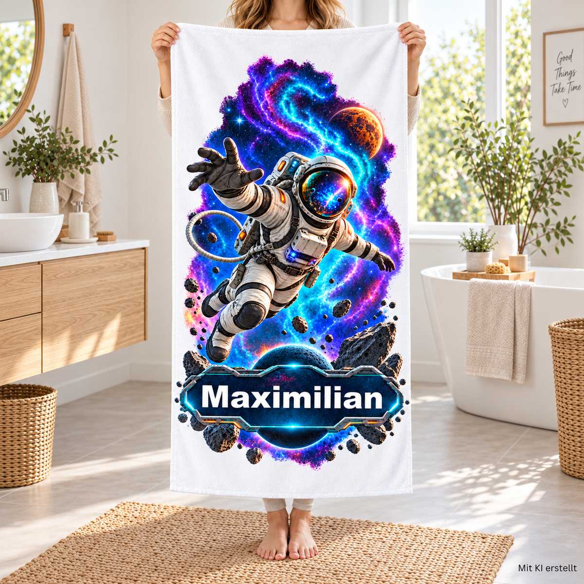 Weltall-Handtuch Sternennebel-Explorer – Galeriebild 7