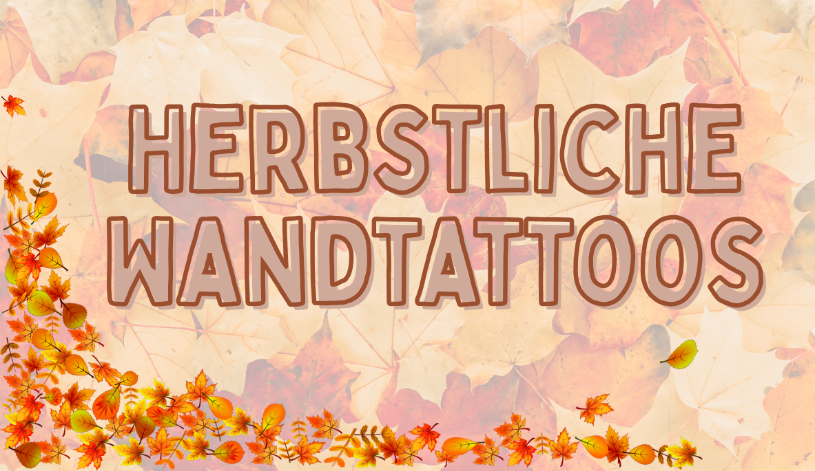 Herbstliche Wandtattoos richtig platzieren: So wirken Pilz- und Blätter-Motive am besten