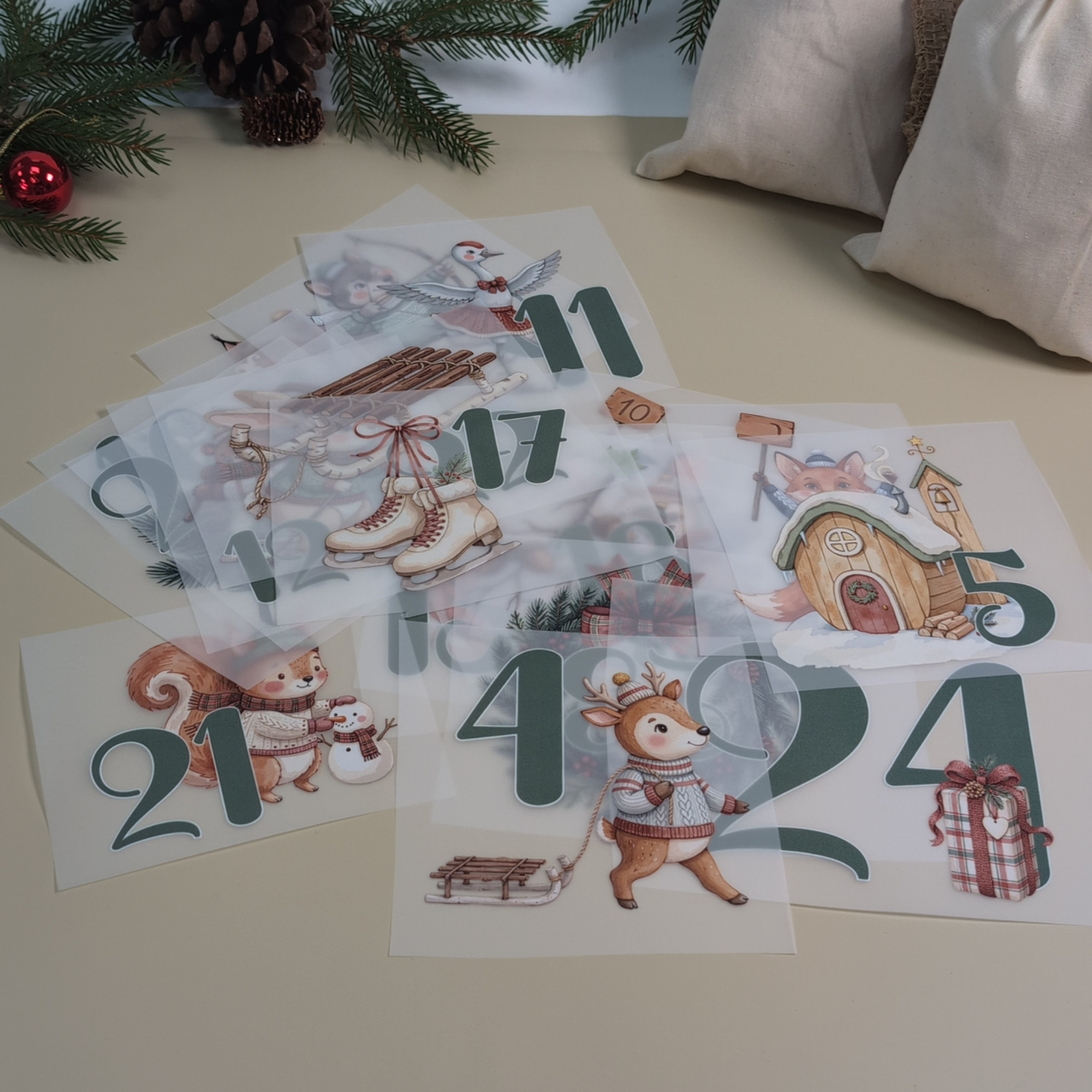 Adventskalender Winterspaß im Wald