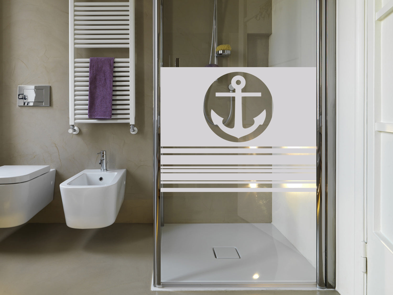 Fensterfolie Anker - Für maritimen Flair in deinem Zuhause