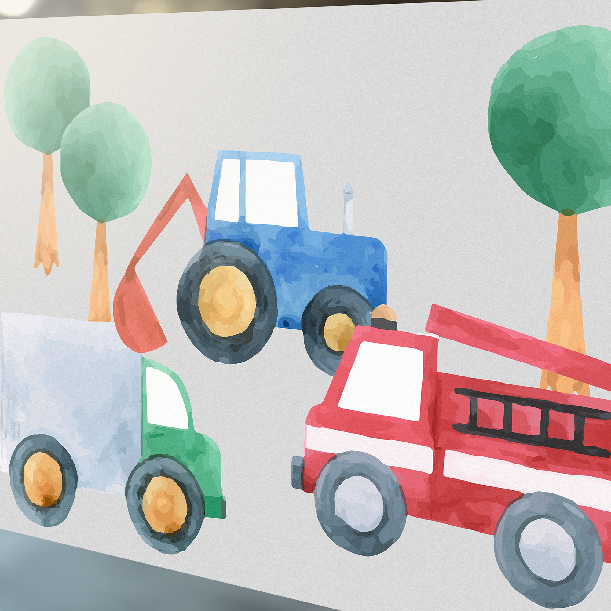 Fensterfolie Kinderzimmer Glasdekor