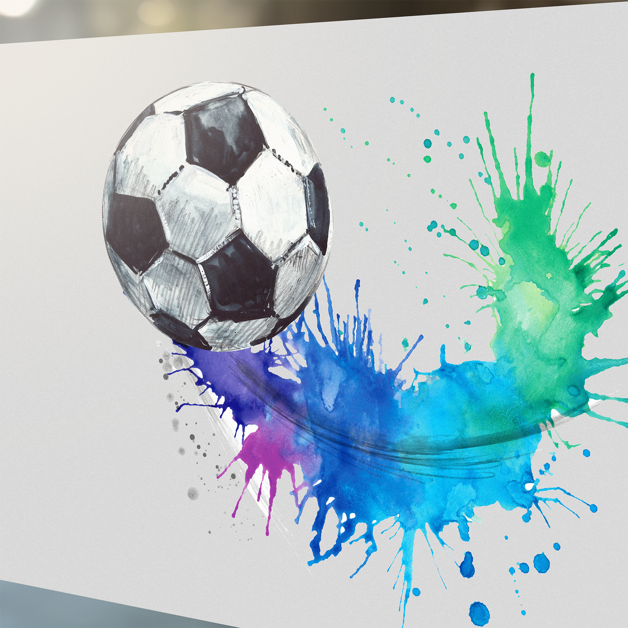 Fußball Fensterfolie Kinderzimmer Sichtschutzfolie