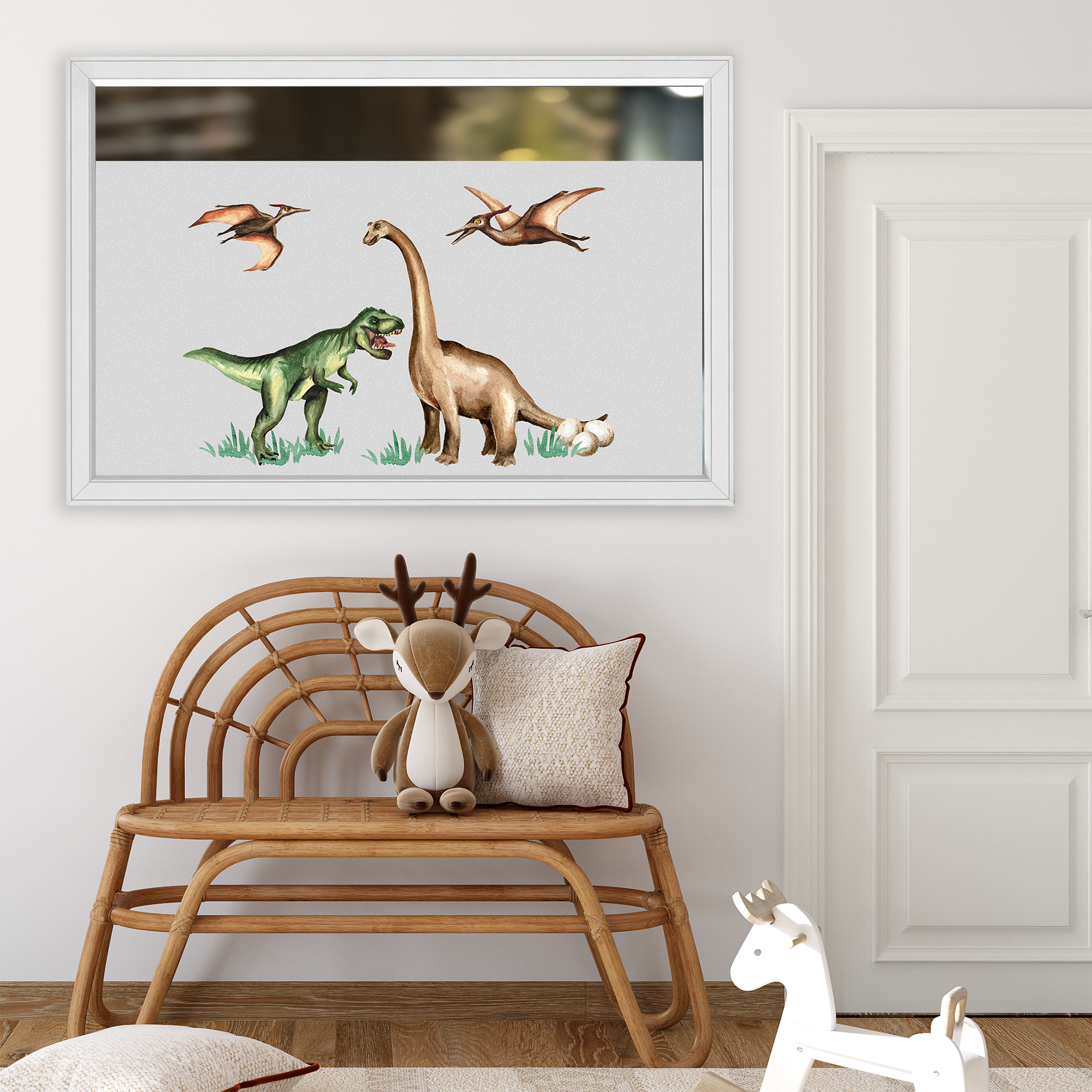 Fensterfolie Dinos