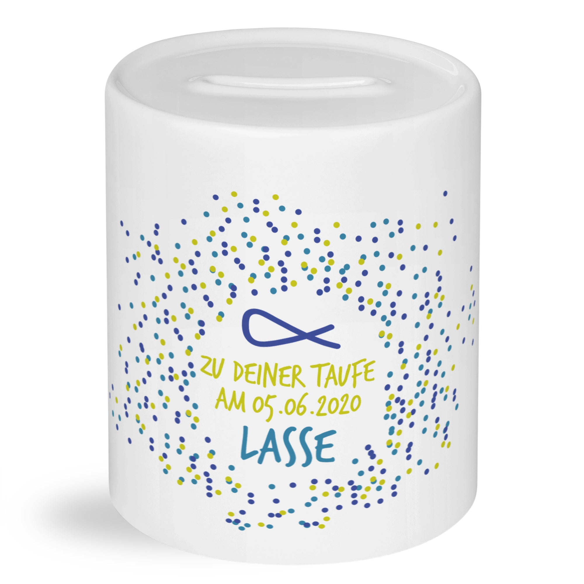 Spardose Taufe
