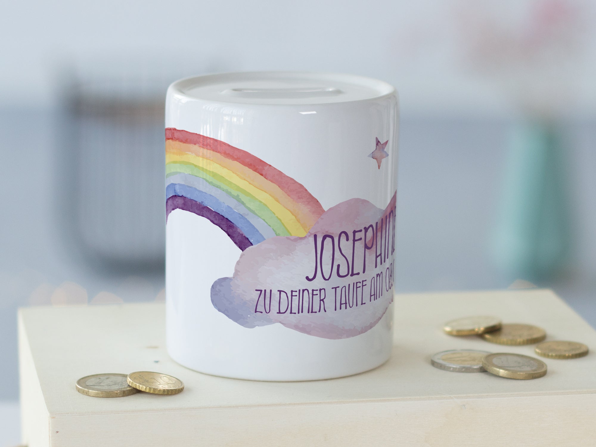 Spardose Regenbogen