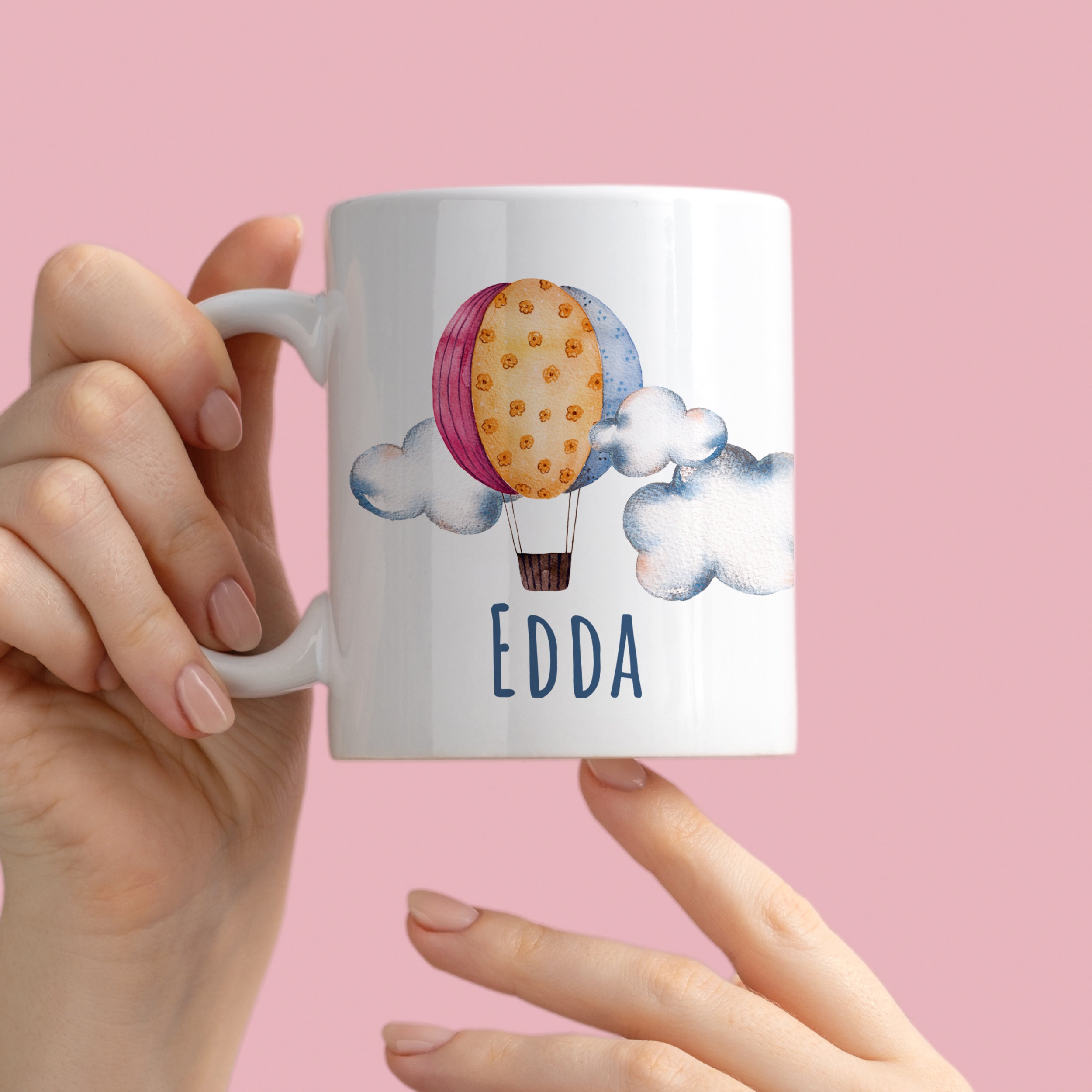 Tasse Heißluftballon