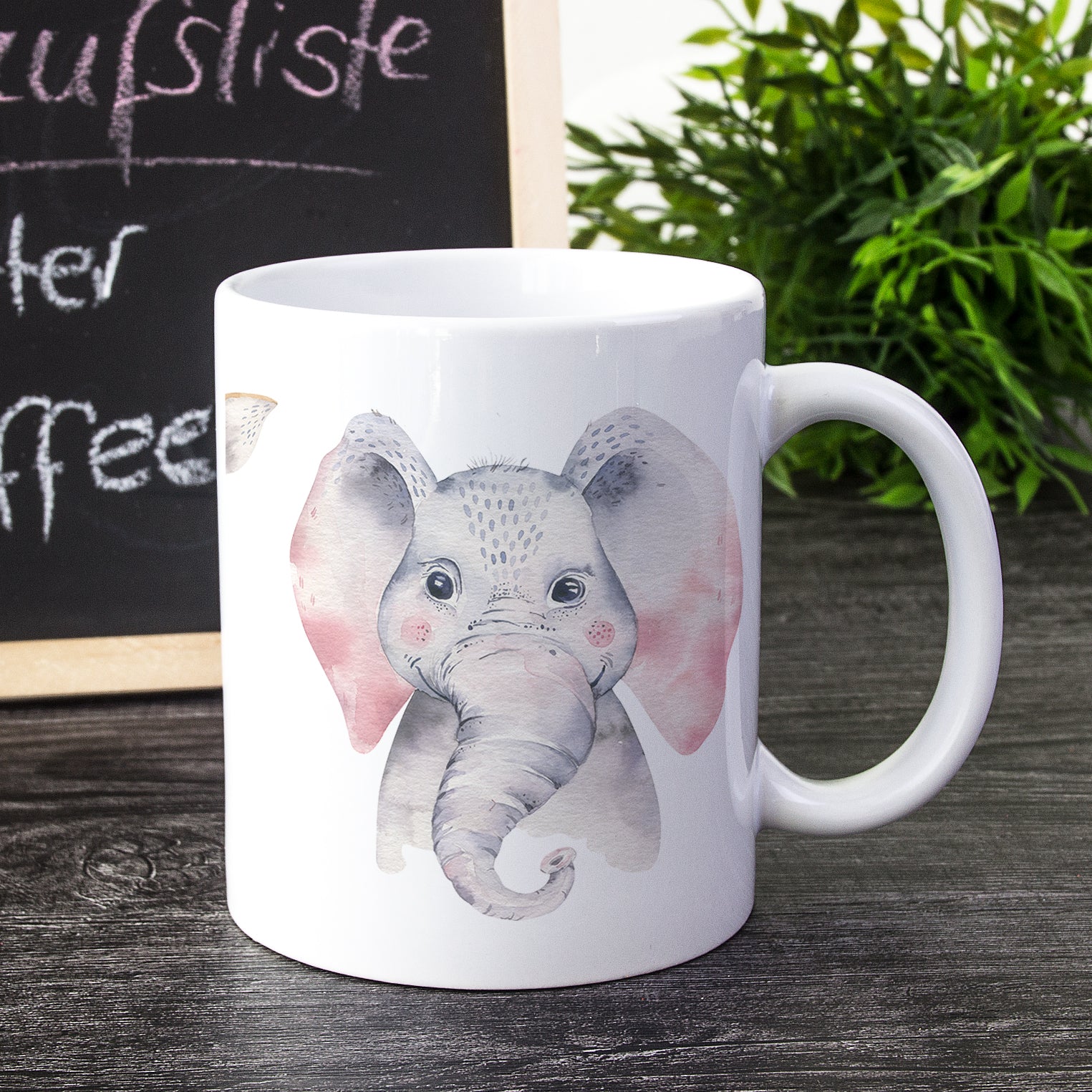 Tasse mit Safari Tieren