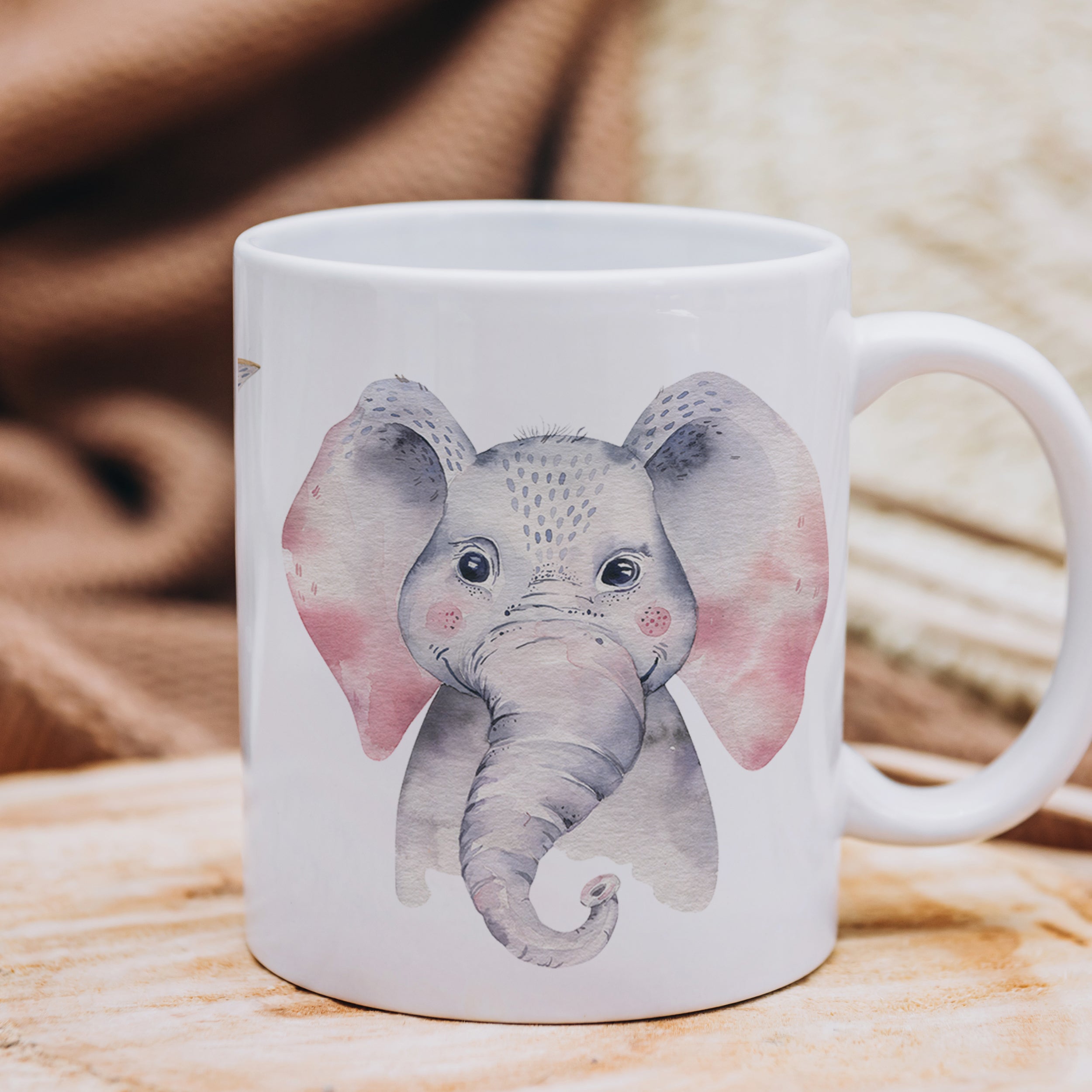 Tasse mit Safari Tieren