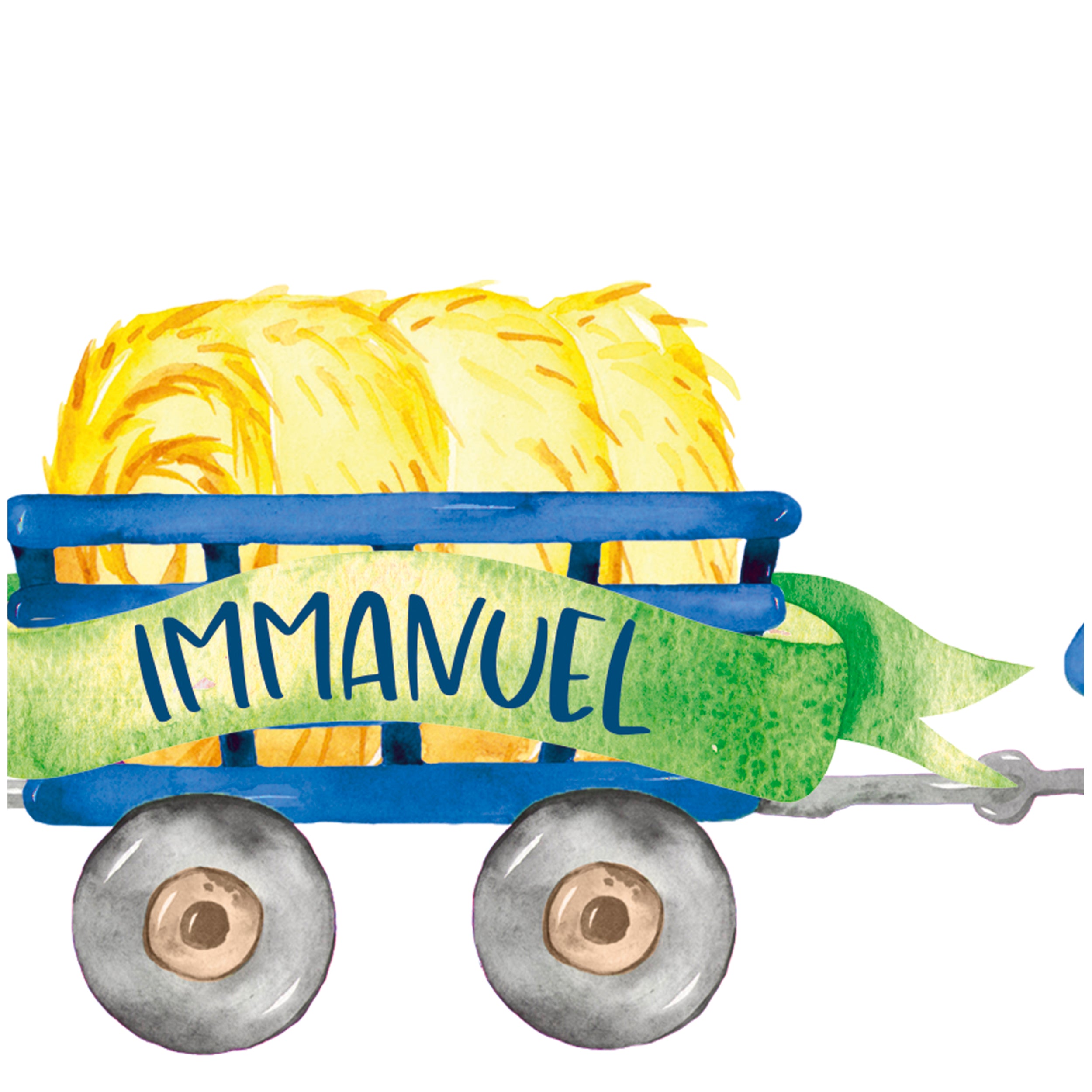 Spardose Traktor in blau