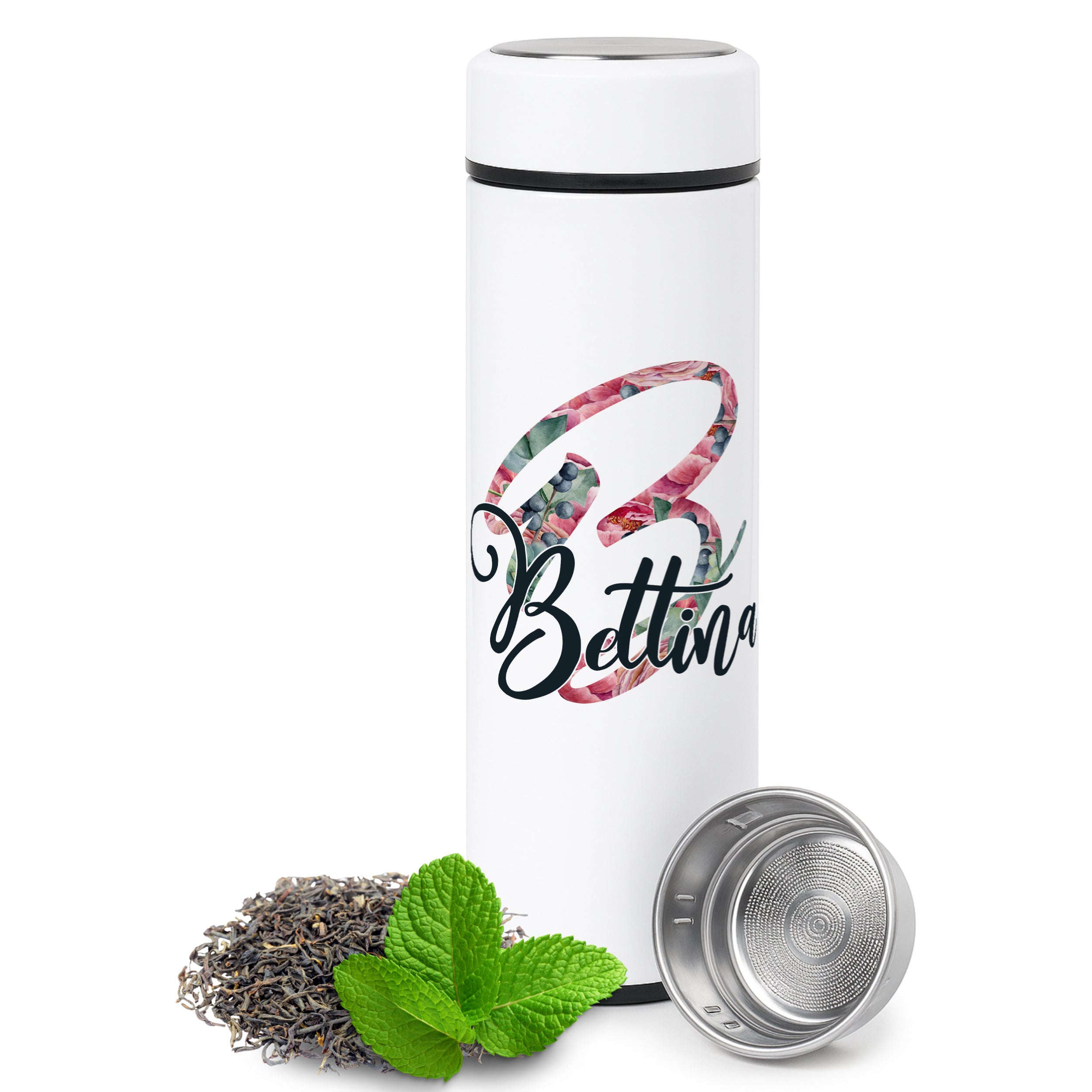 Tee Thermobecher mit personalisiertem Design