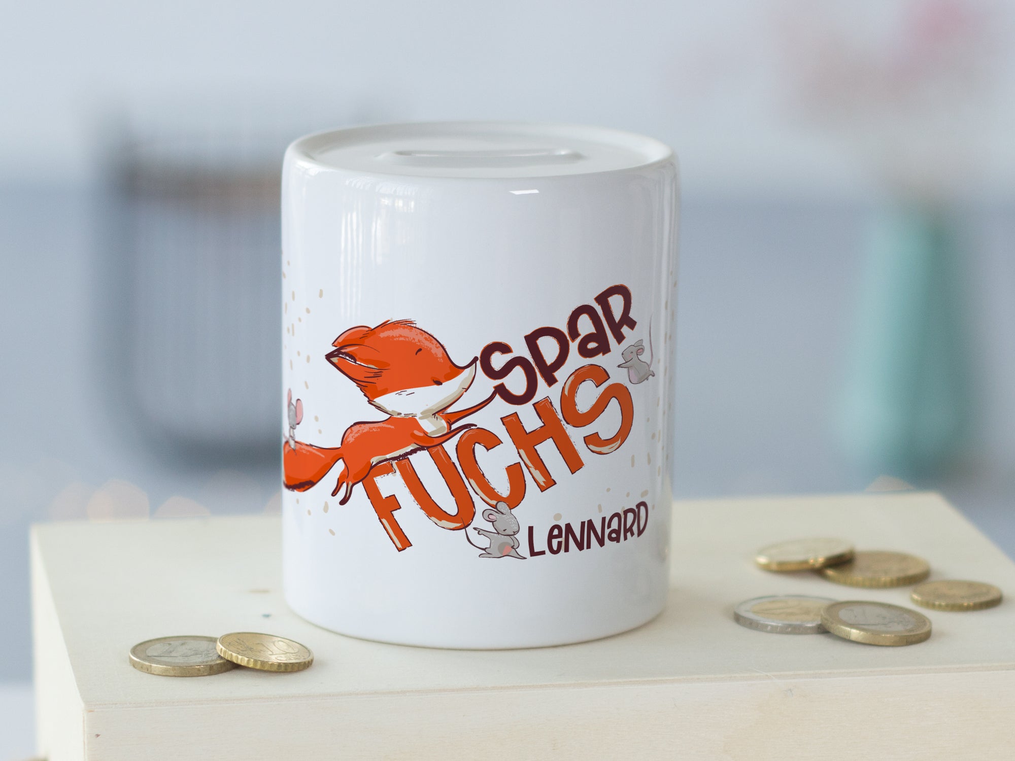 Spardose Fuchs - Für kleine Sparfüchse