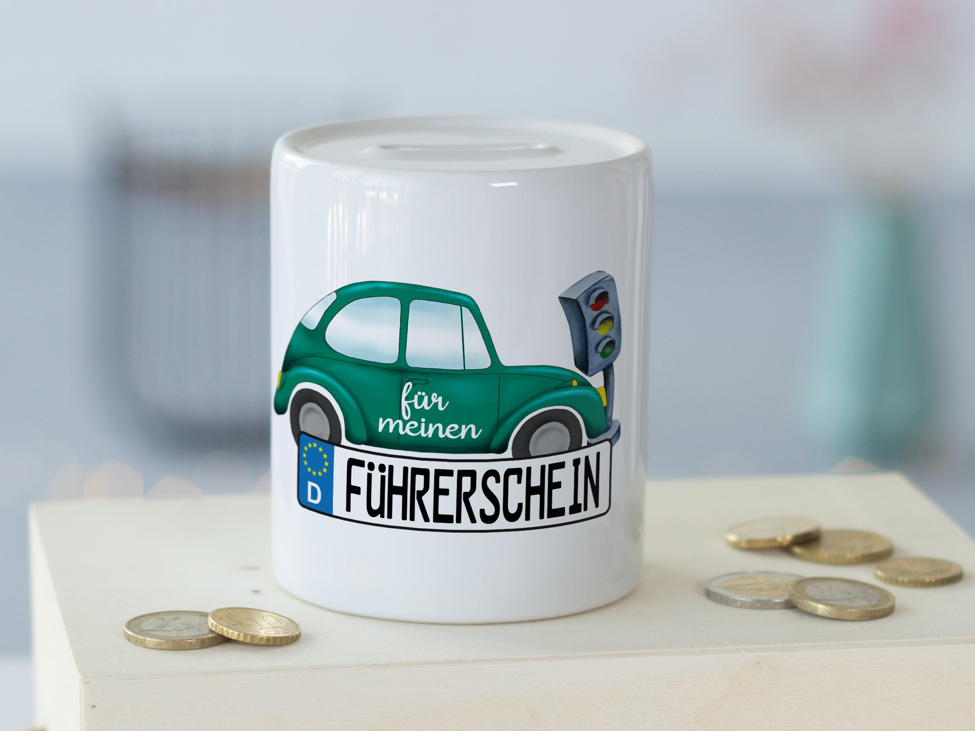 Spardose Führerschein
