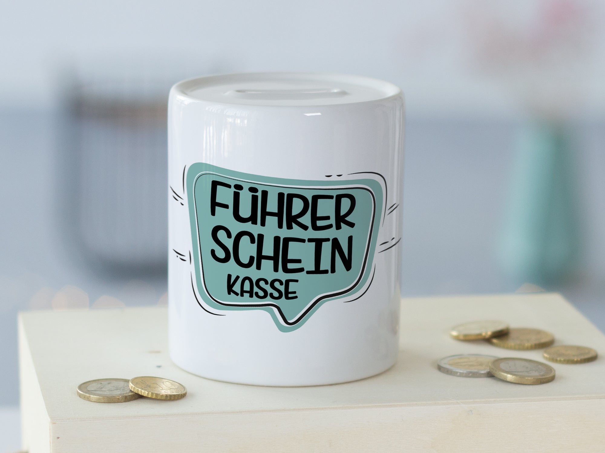 Spardose Führerschein - Für deine große Reise