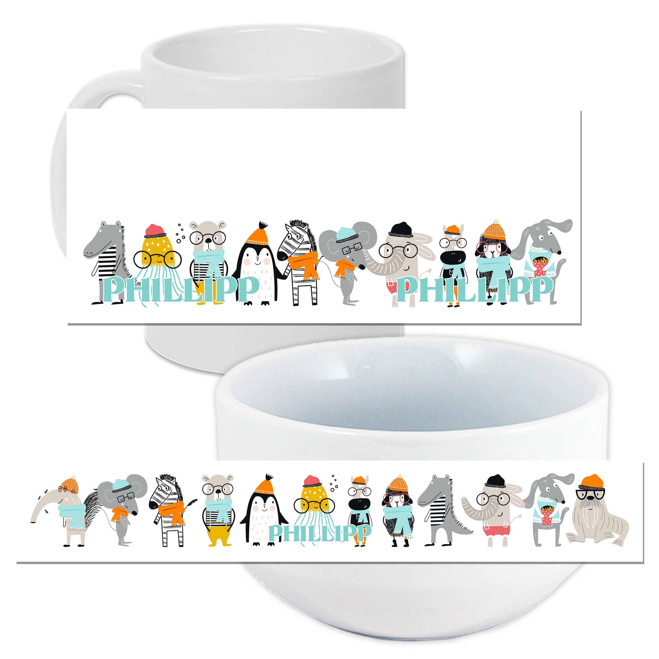 Frühstücksset Müslischale mit Tasse - Für fröhliche Morgenstunden