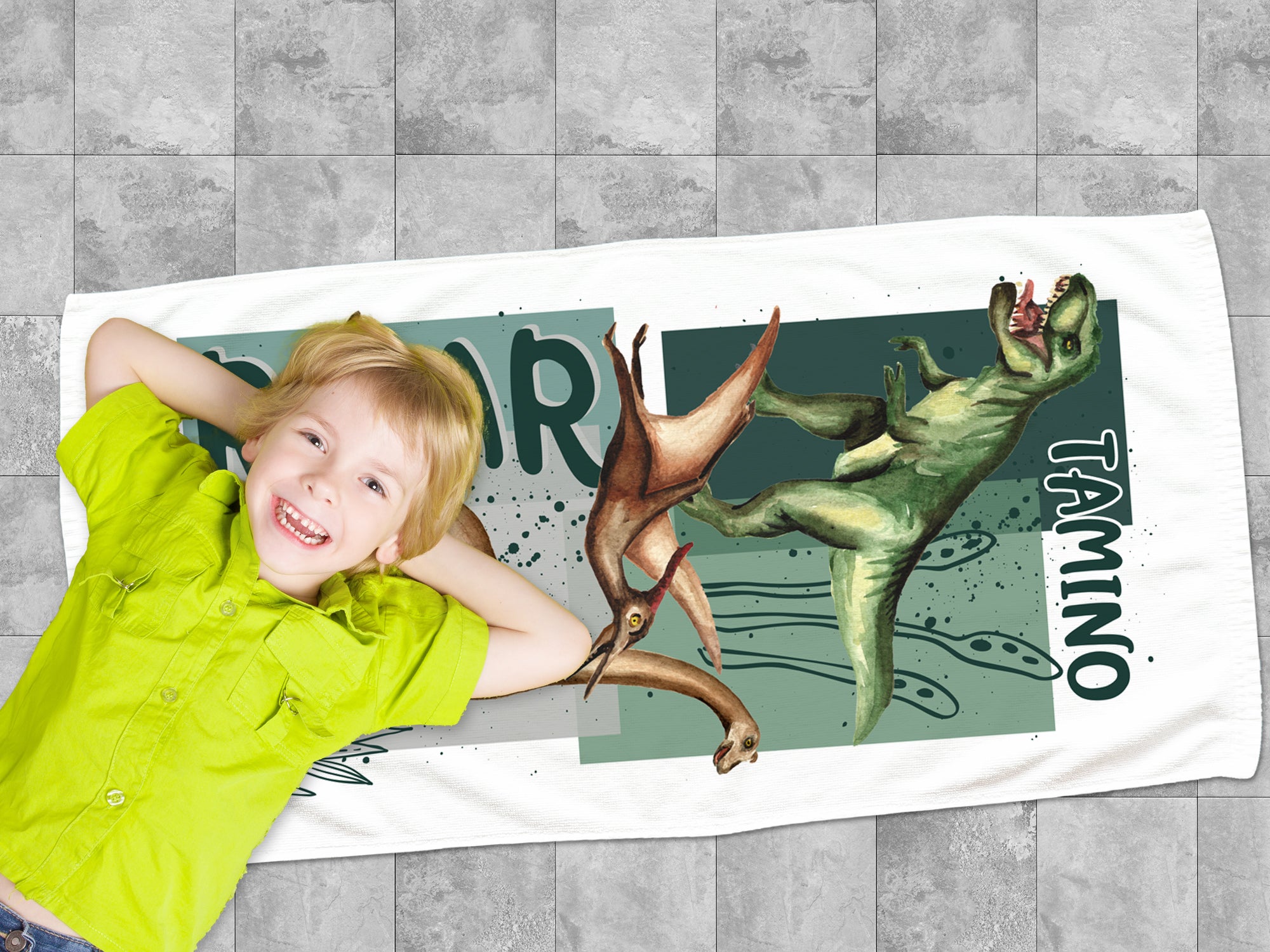 Handtuch Dinosaurier