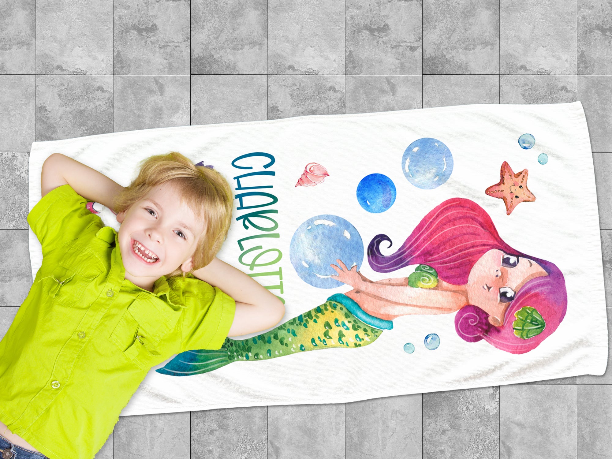 Handtuch Meerjungfrau