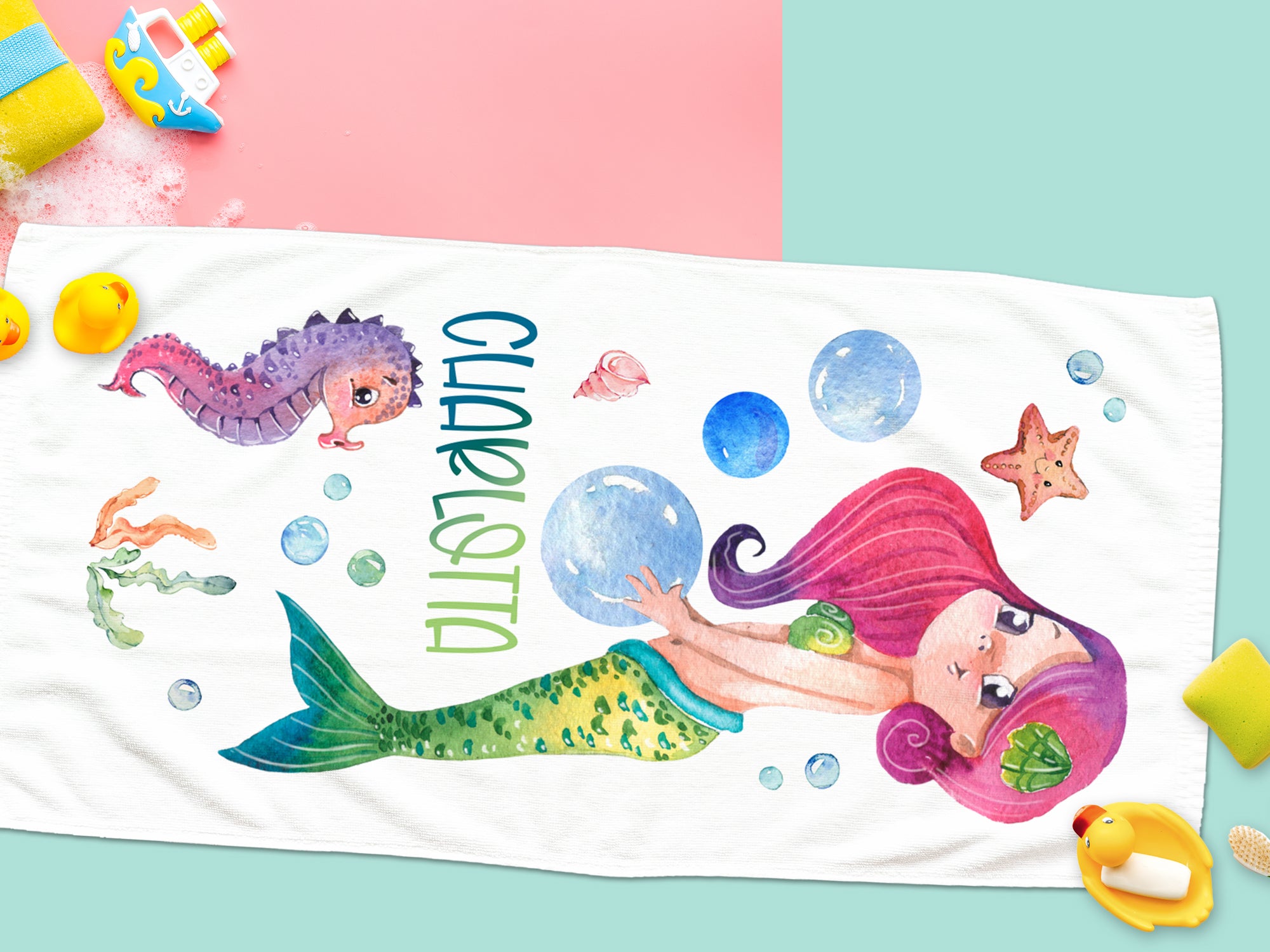 Handtuch Meerjungfrau