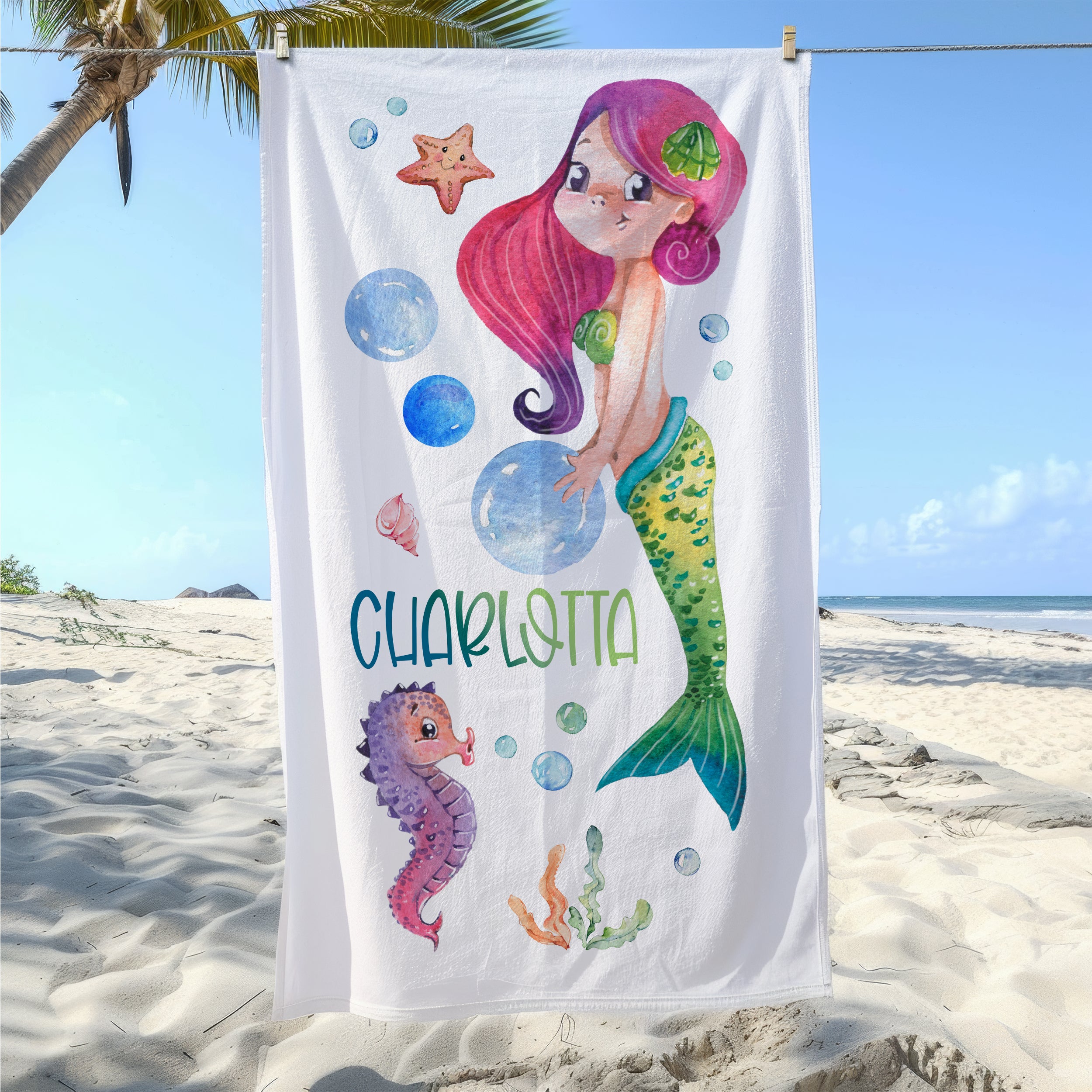 Handtuch Meerjungfrau