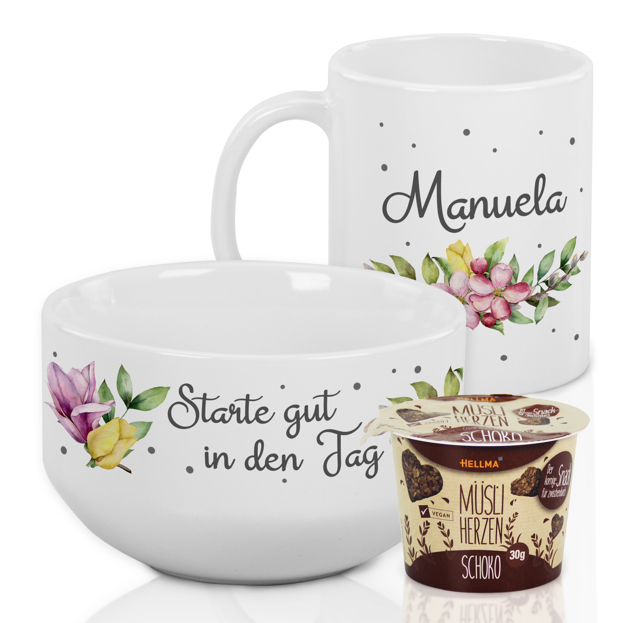 Frühstücksset Blütenzauber - Starte gut in den Tag