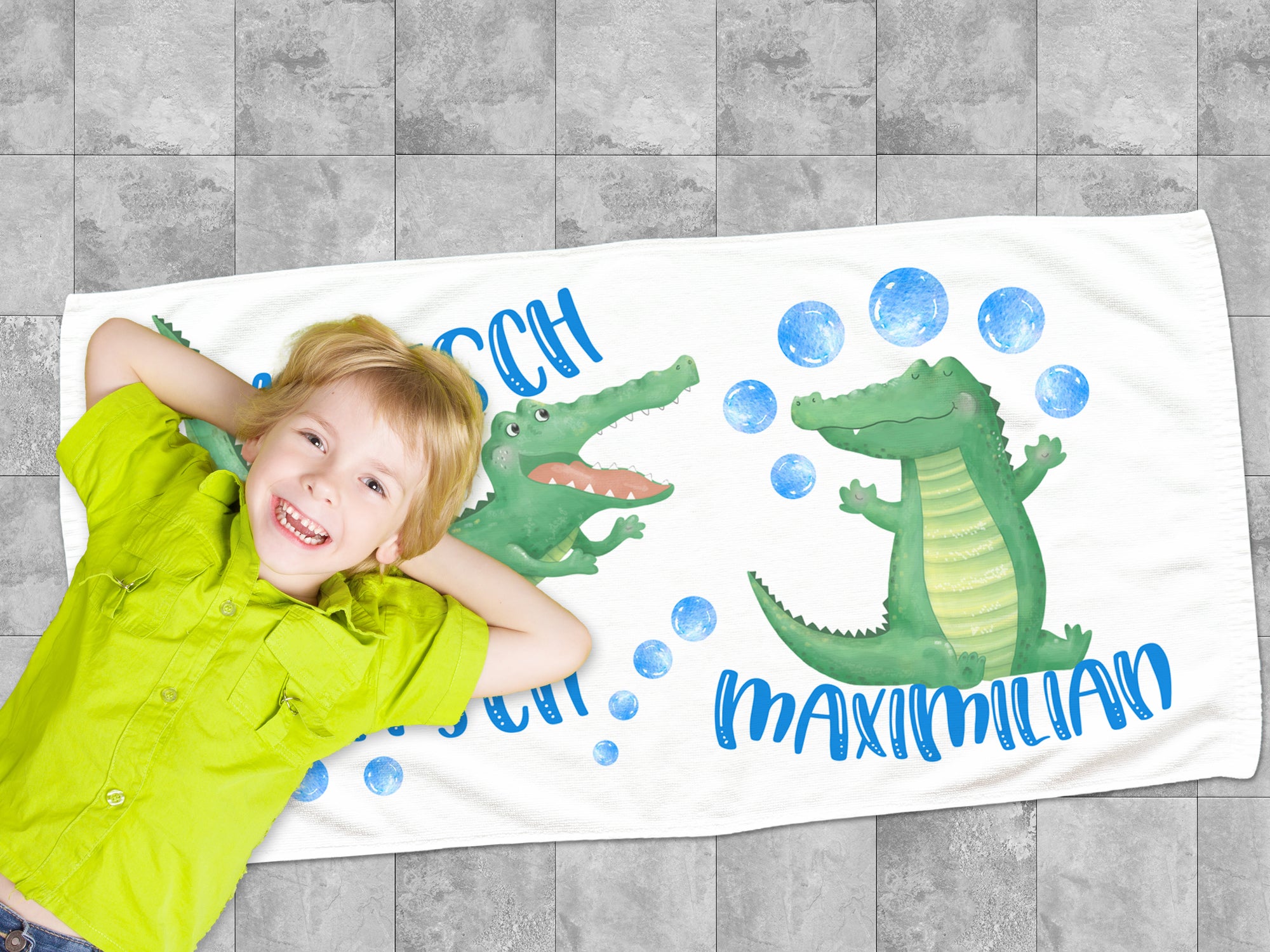 Handtuch Plitsch Platsch