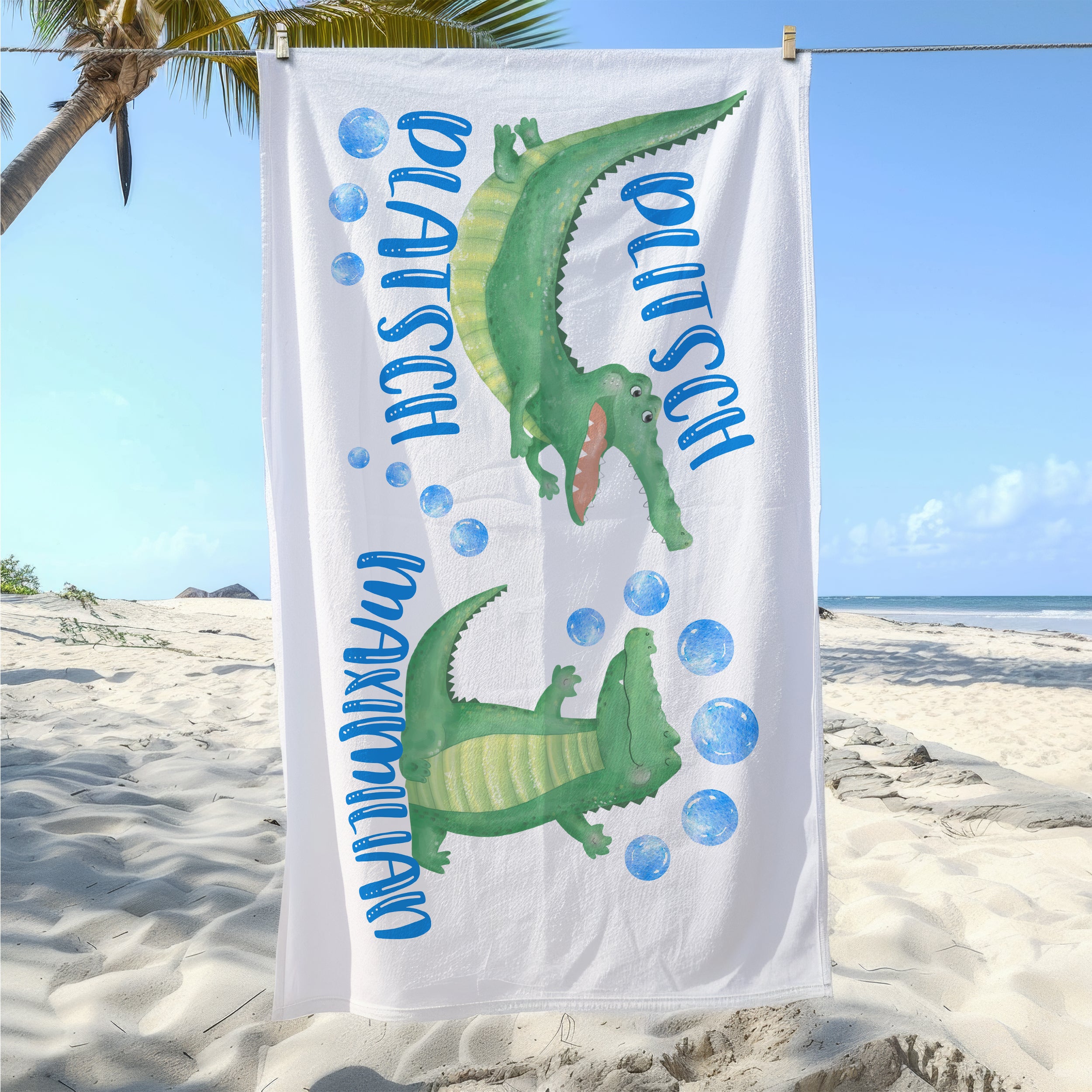 Handtuch Plitsch Platsch