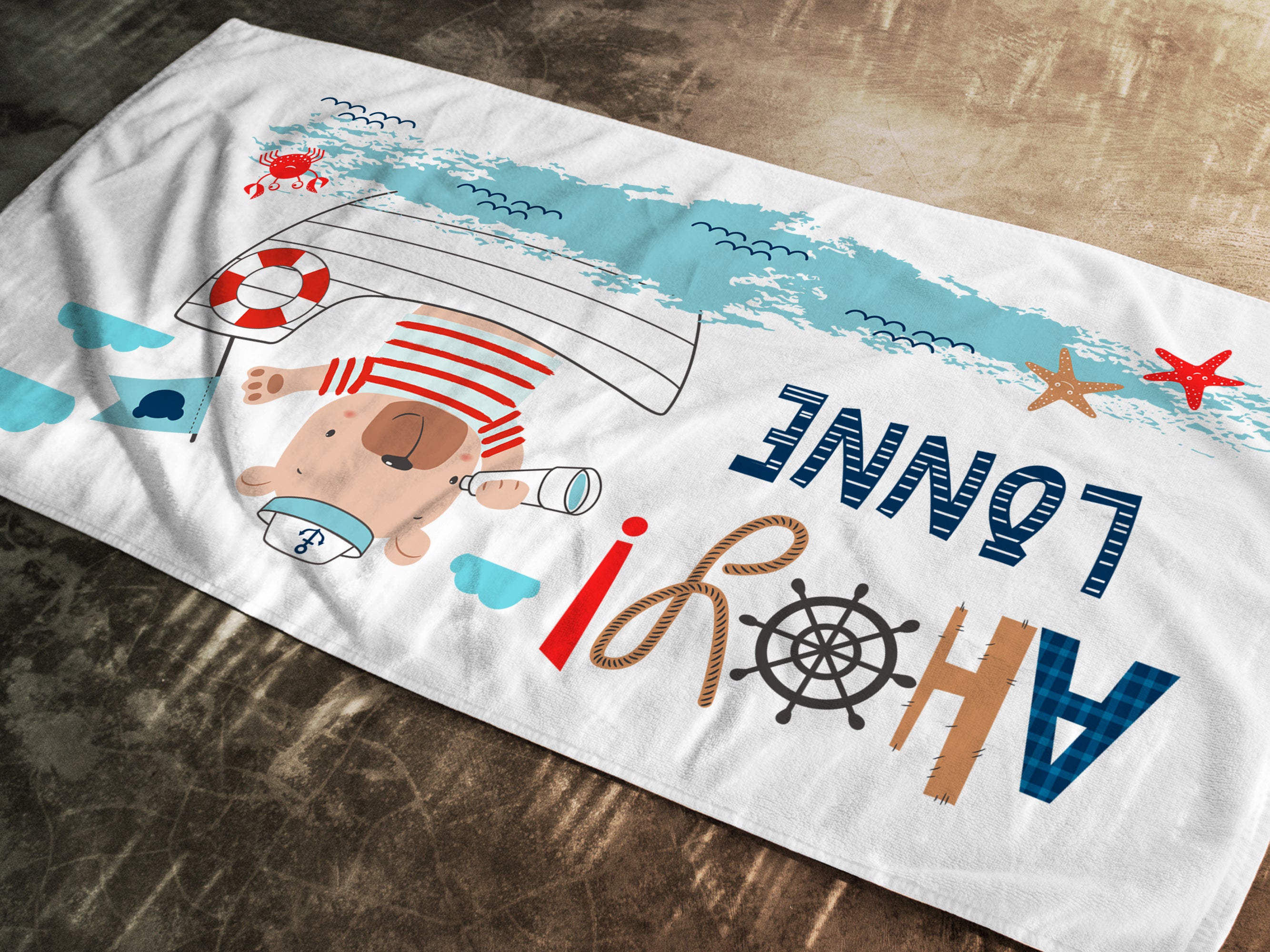 Handtuch Ahoi!