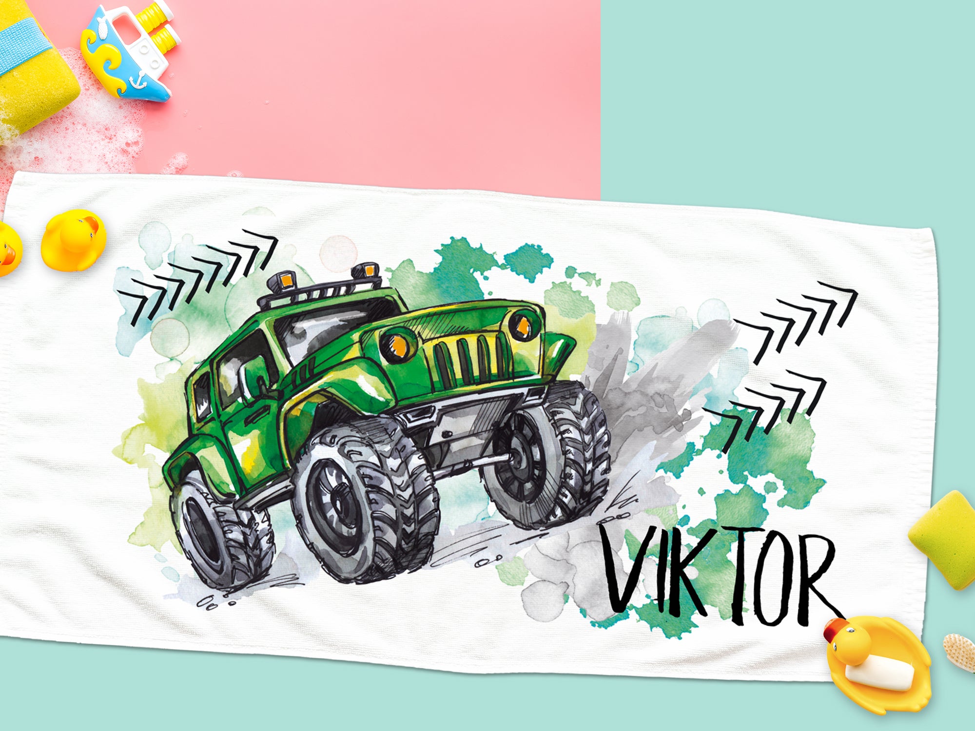 Handtuch Monstertruck