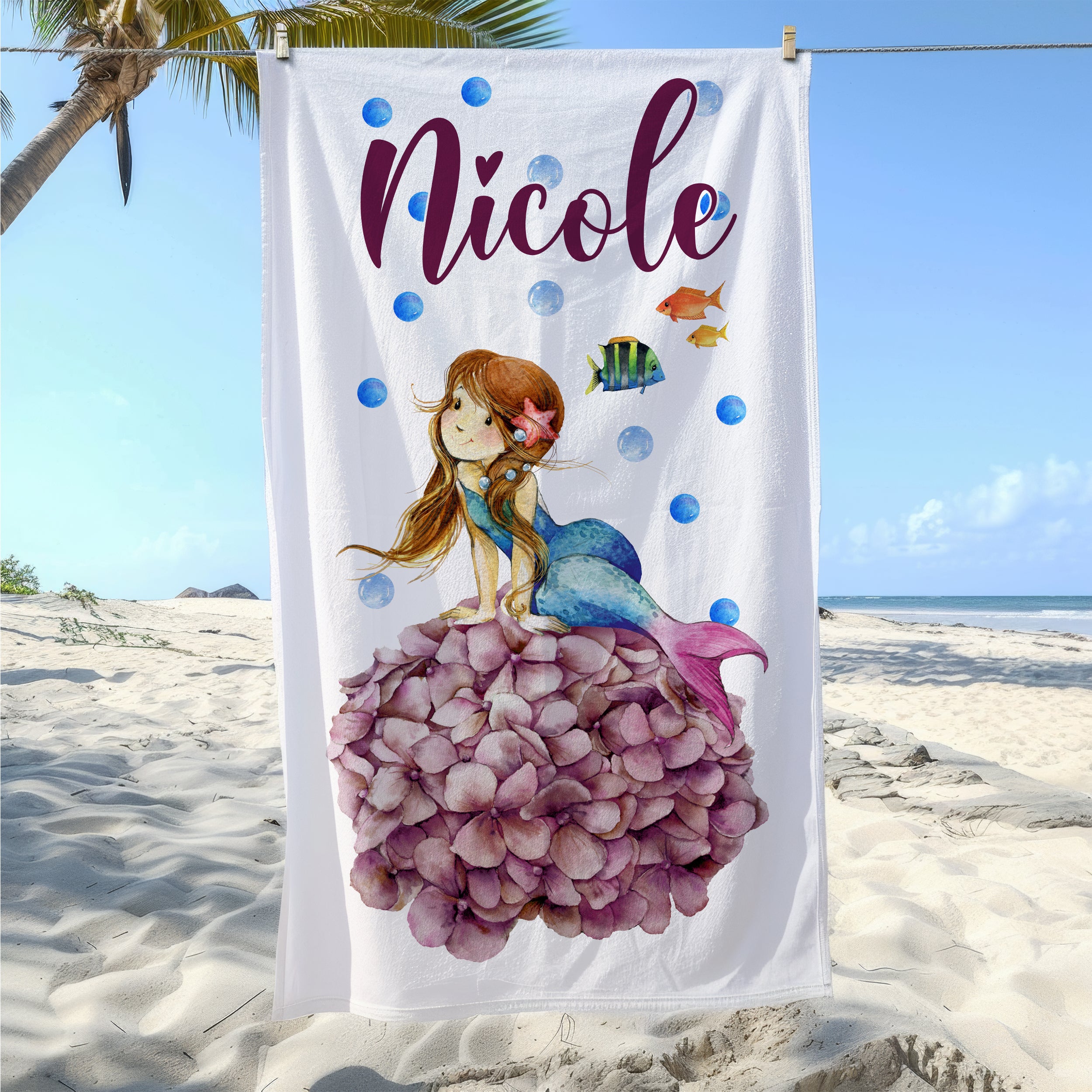 Handtuch Meerjungfrau