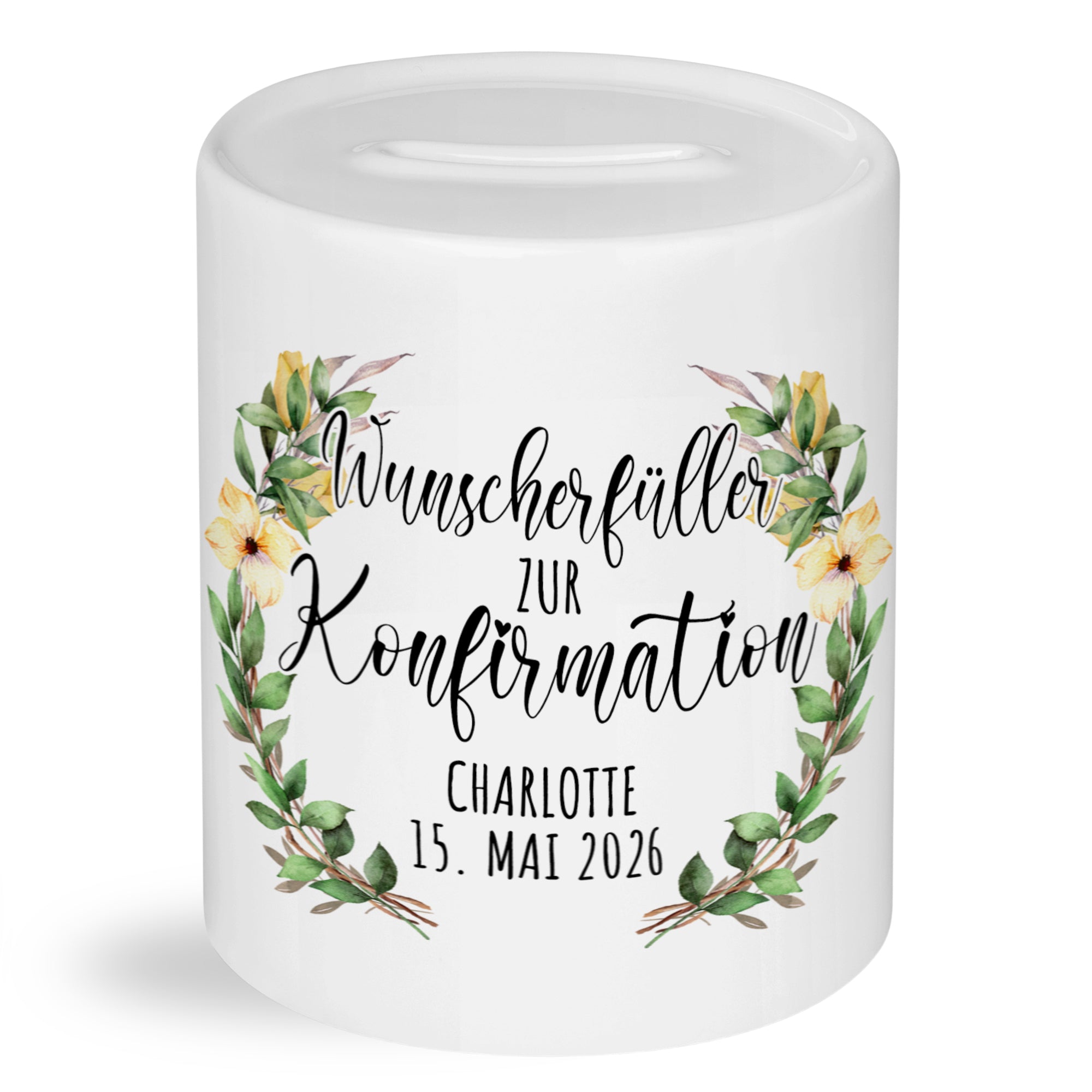 Spardose zur Konfirmation