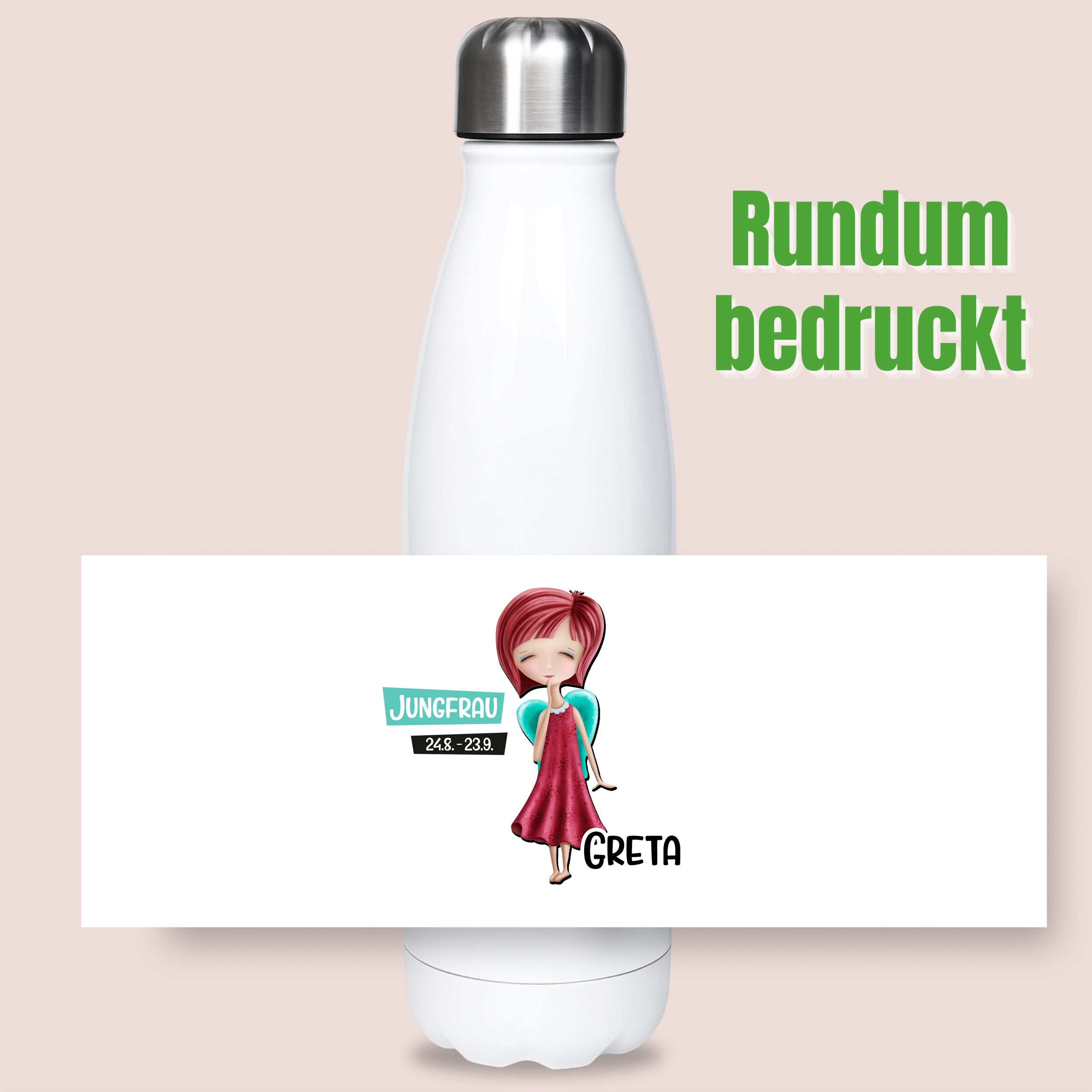 Thermosflasche Jungfrau