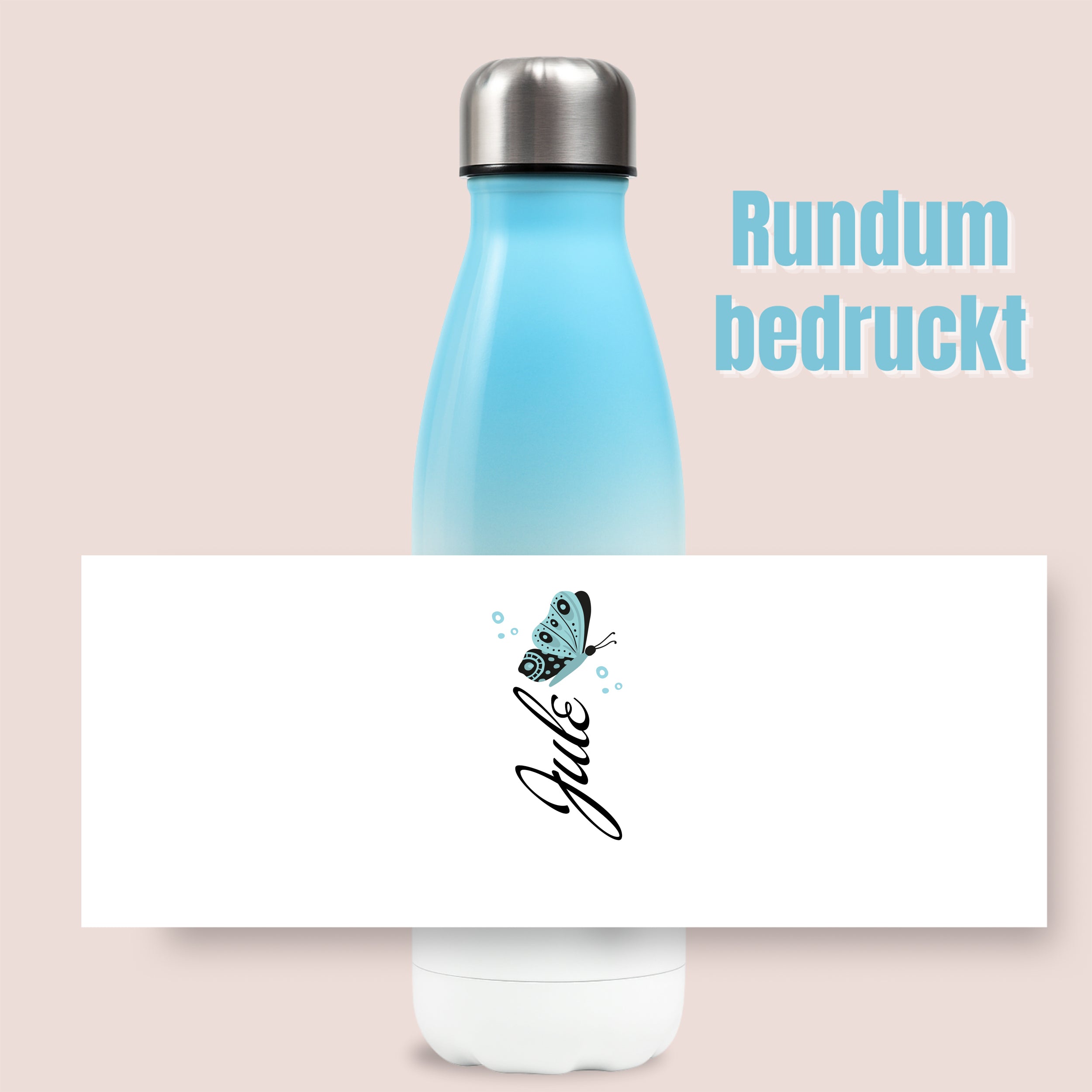 Thermosflasche Schmetterling