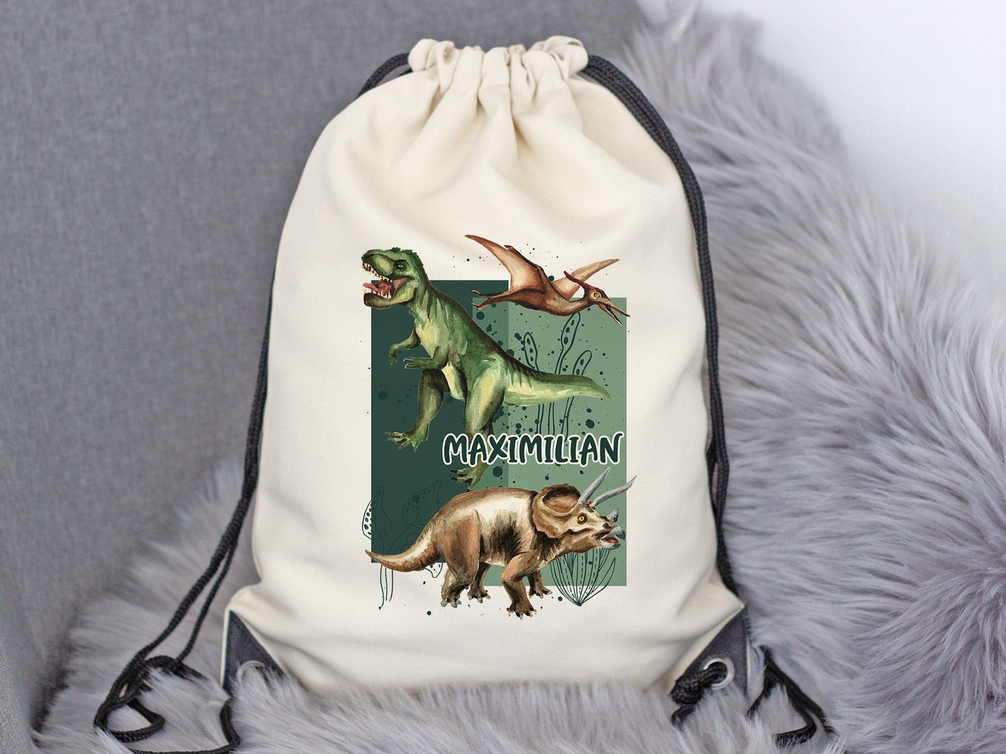 Turnbeutel Dinosaurier Abenteuer