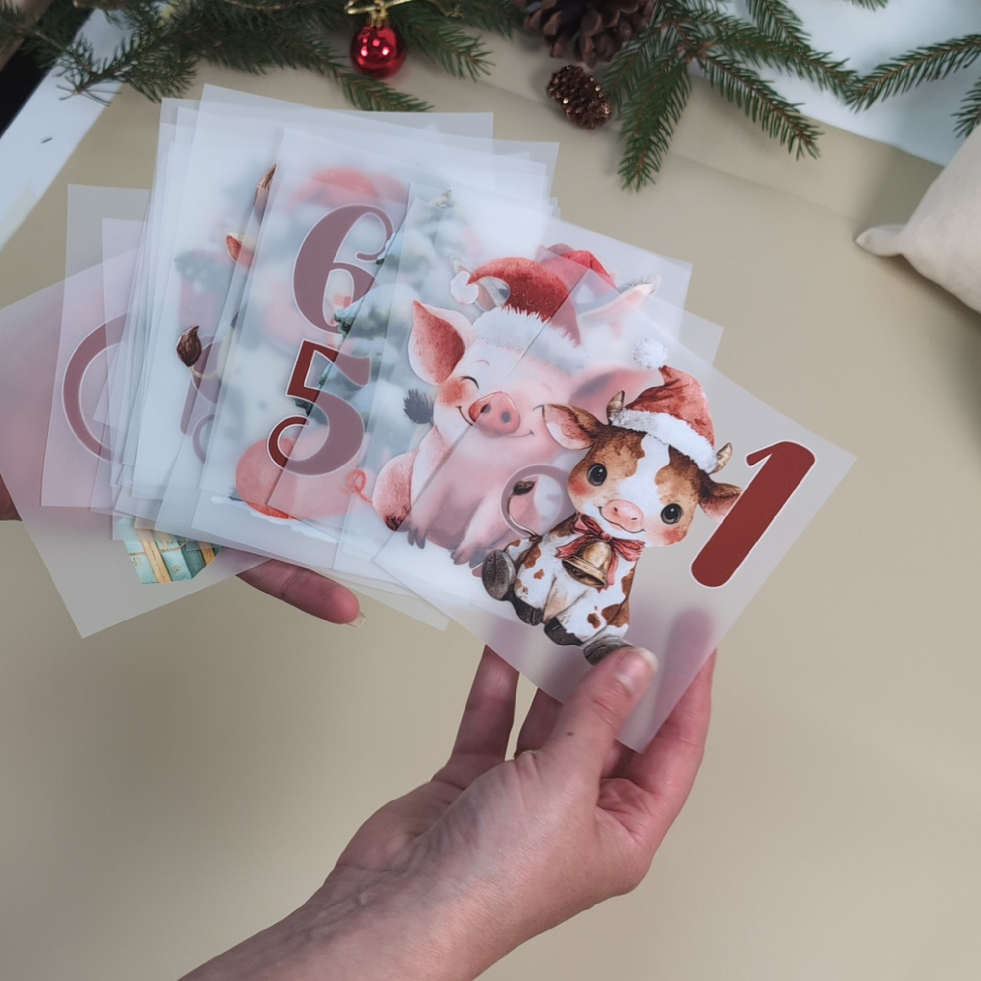 Adventskalender Weihnachten auf dem Bauernhof