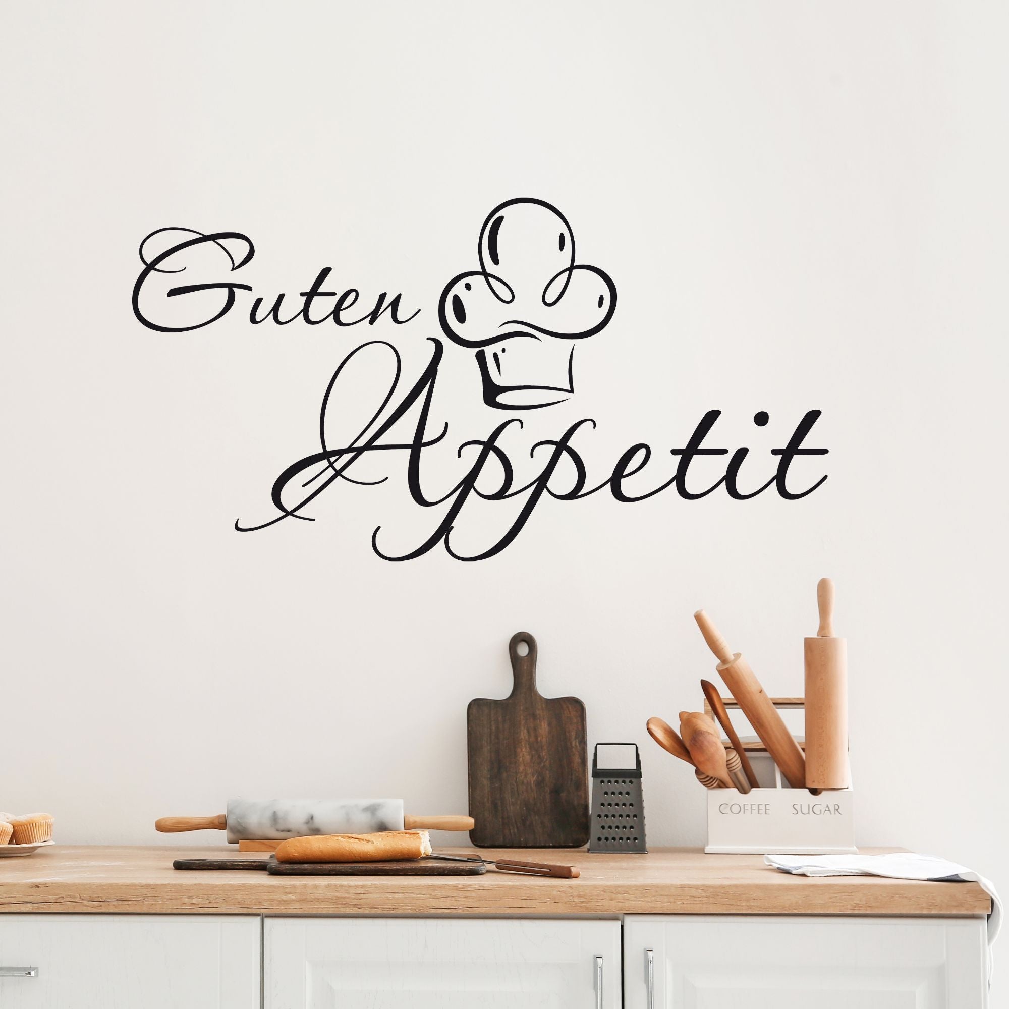 Wandtattoo Guten Appetit Spruch