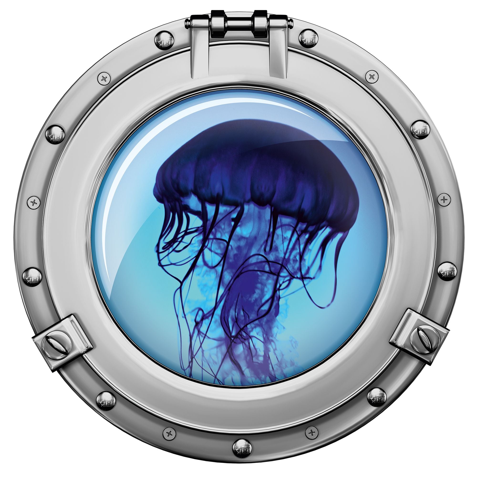 Wandtattoo Bullauge Meduse