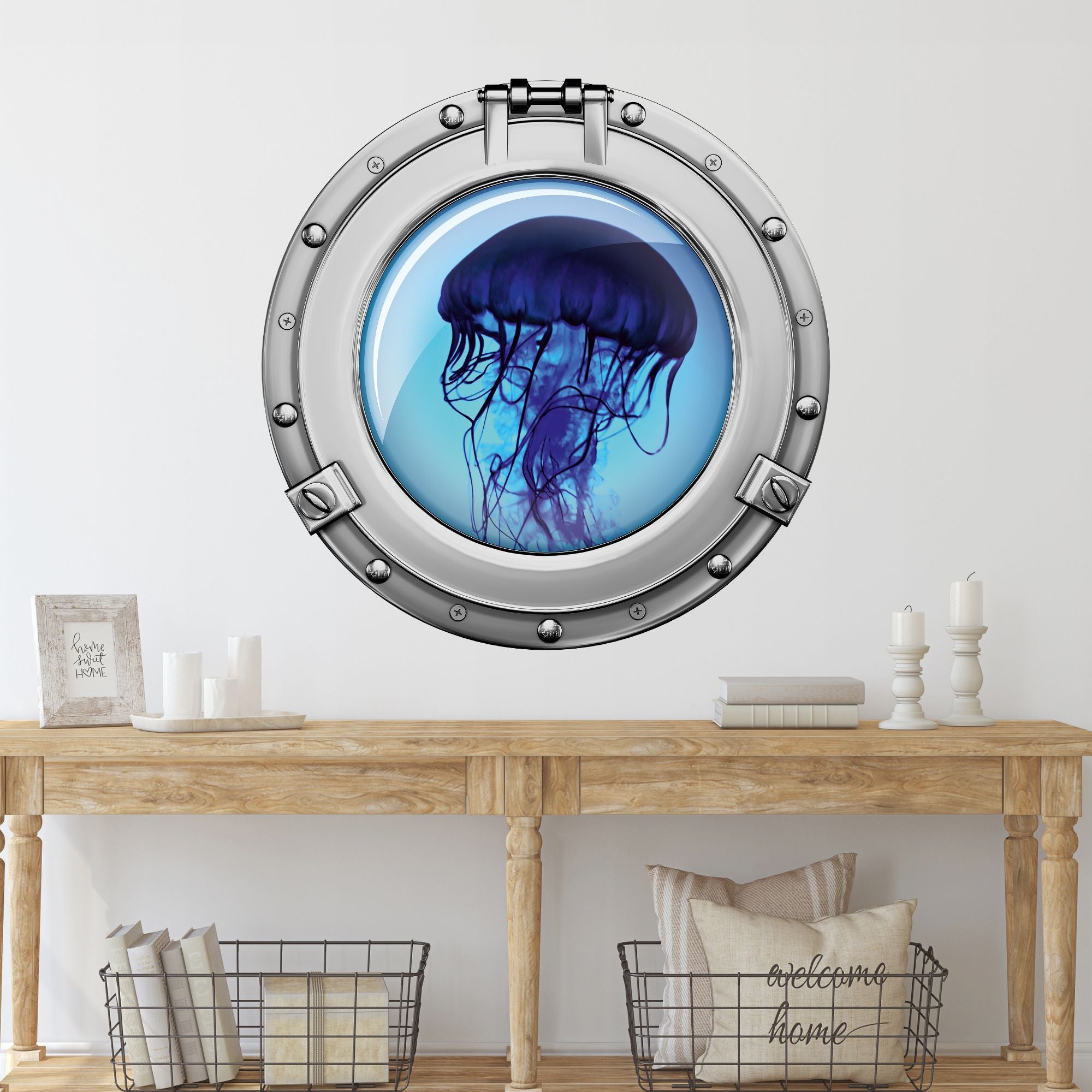 Wandtattoo Bullauge Meduse